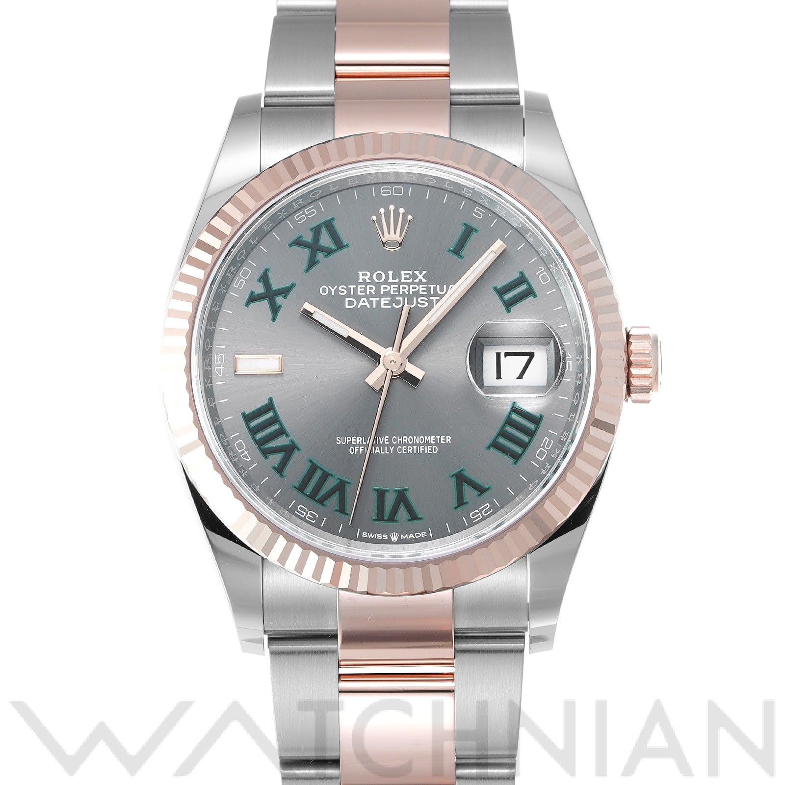 ロレックス デイトジャスト 36 126231 スレートグレー メンズ 時計 【中古】【wristwatch】