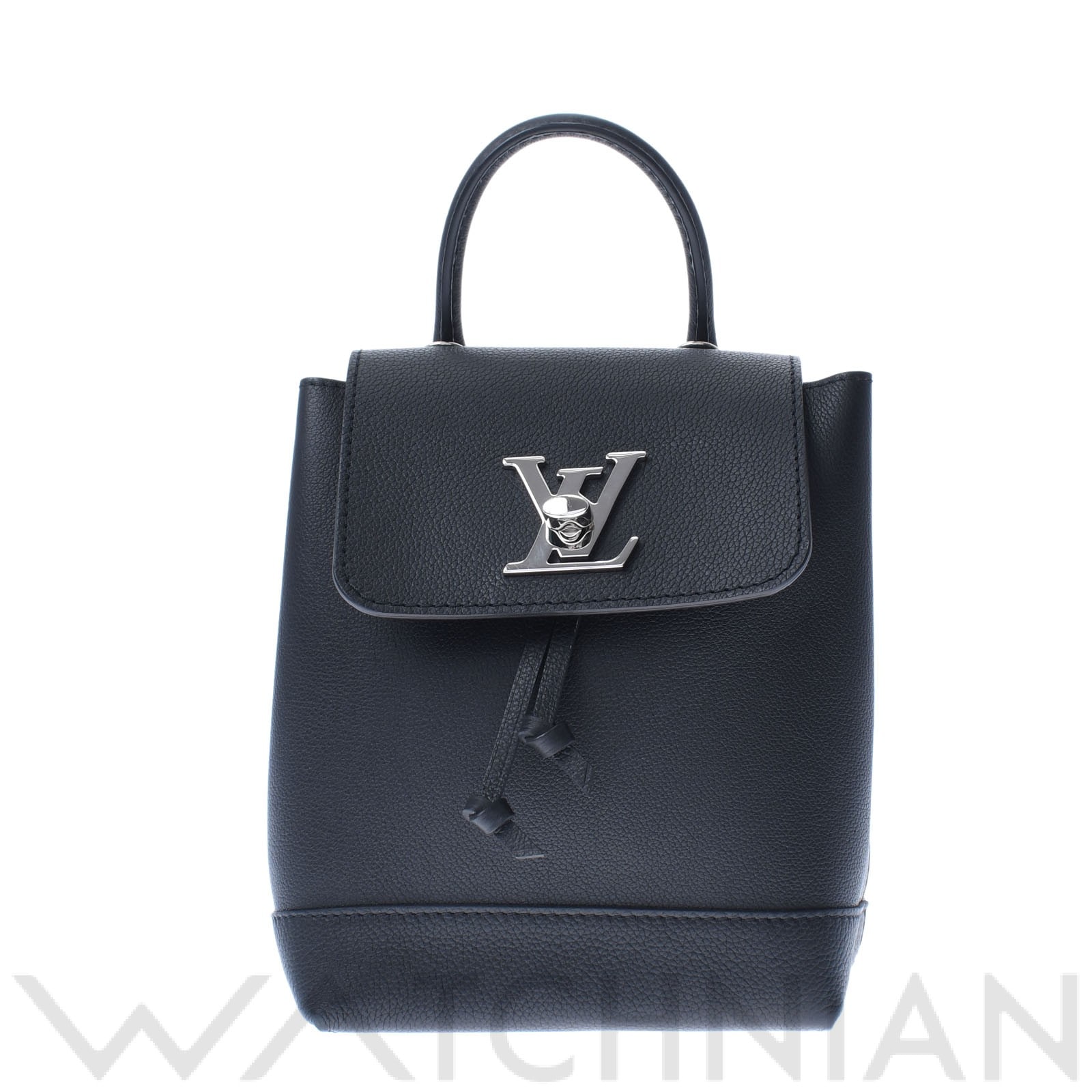 ルイ ヴィトン ロックミーバックパックMINI 黒 M54573 カーフ レディース バッグ 【中古】【bag】