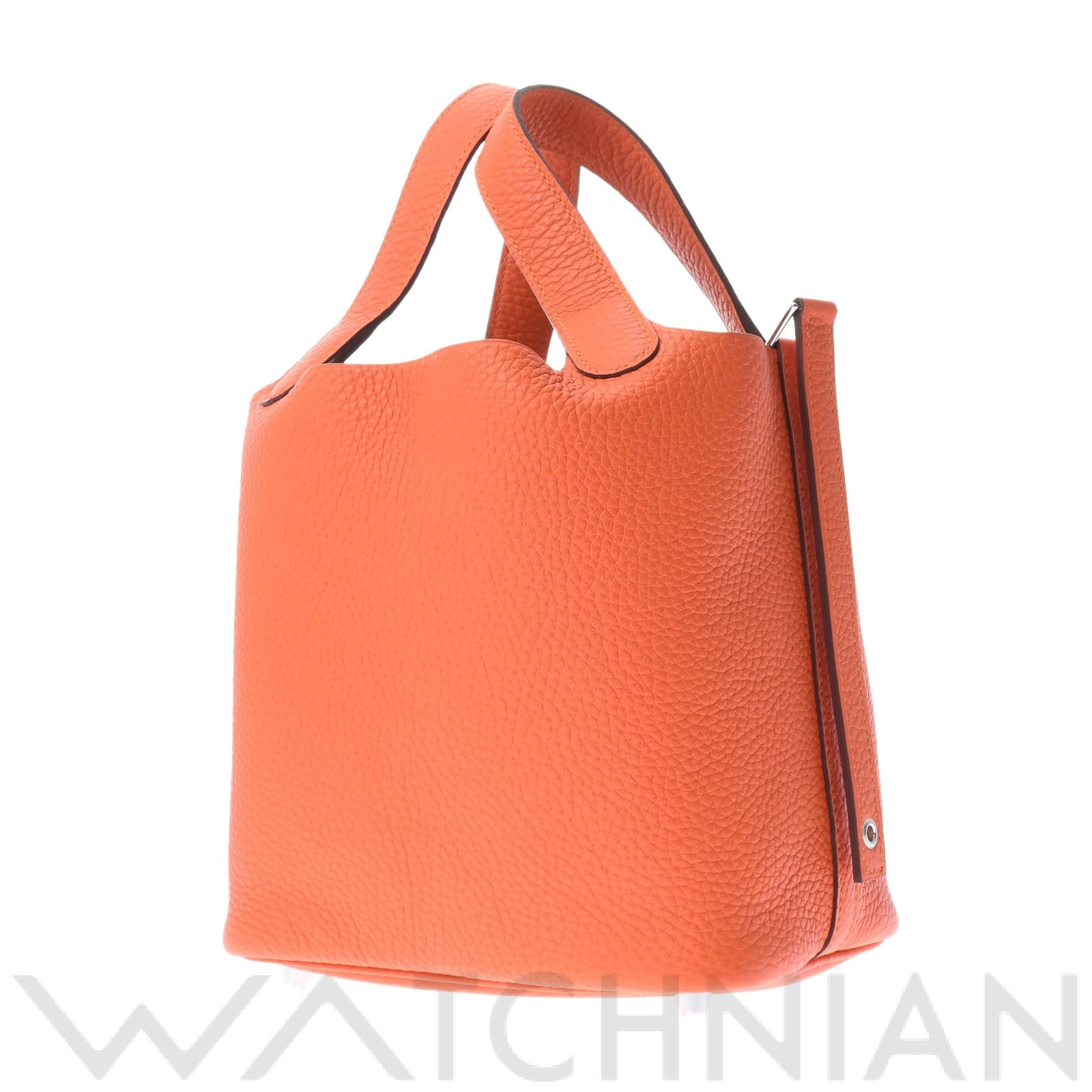 ピコタン ロック PM フー(オレンジ)/パラジウム金具 トリヨンクレマンス HERMES エルメス レディース 【新品】