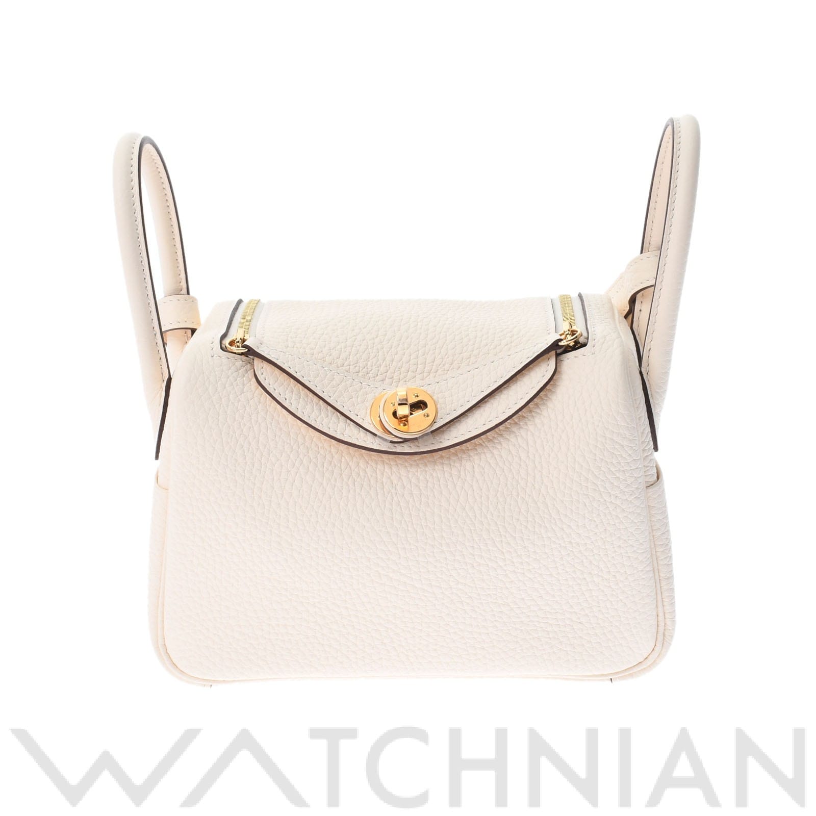 リンディ ミニ 2WAY ナタ/ゴールド金具 トリヨンクレマンス HERMES エルメス レディース 【新品】