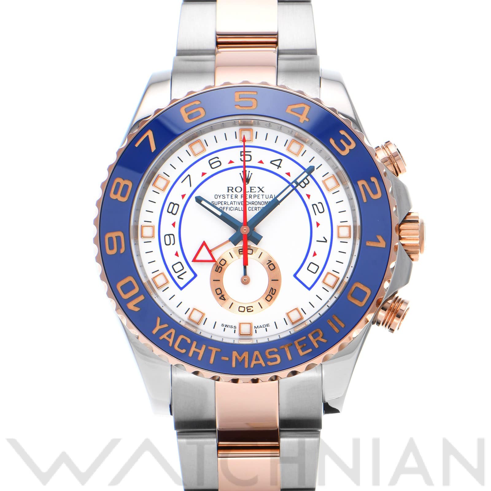 ロレックス ヨットマスターII 116681 ホワイト メンズ 時計 【中古】【wristwatch】