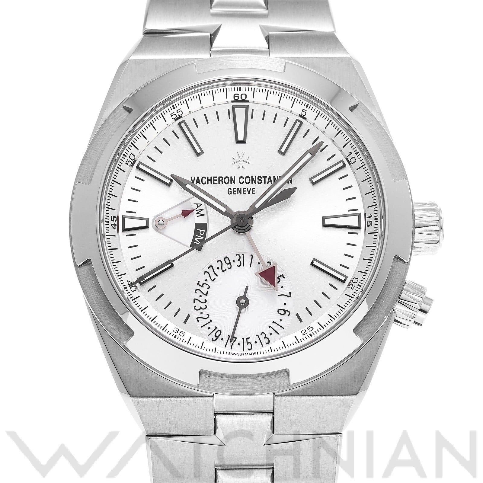 ヴァシュロン コンスタンタン / VACHERON CONSTANTIN オーバーシーズ デュアルタイム 7900V/110A-B333 シルバー メンズ 時計 【中古】【wristwatch】