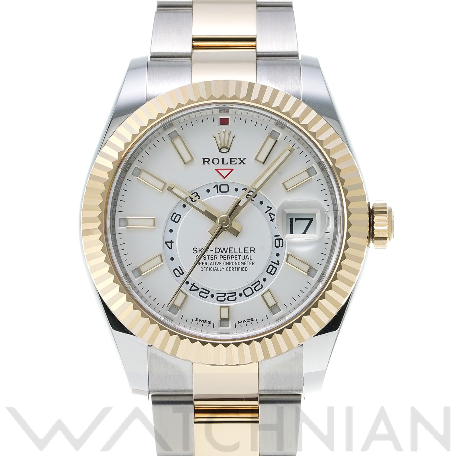 ロレックス / ROLEX スカイドゥエラー 326933 ホワイト メンズ 時計 【中古】【wristwatch】