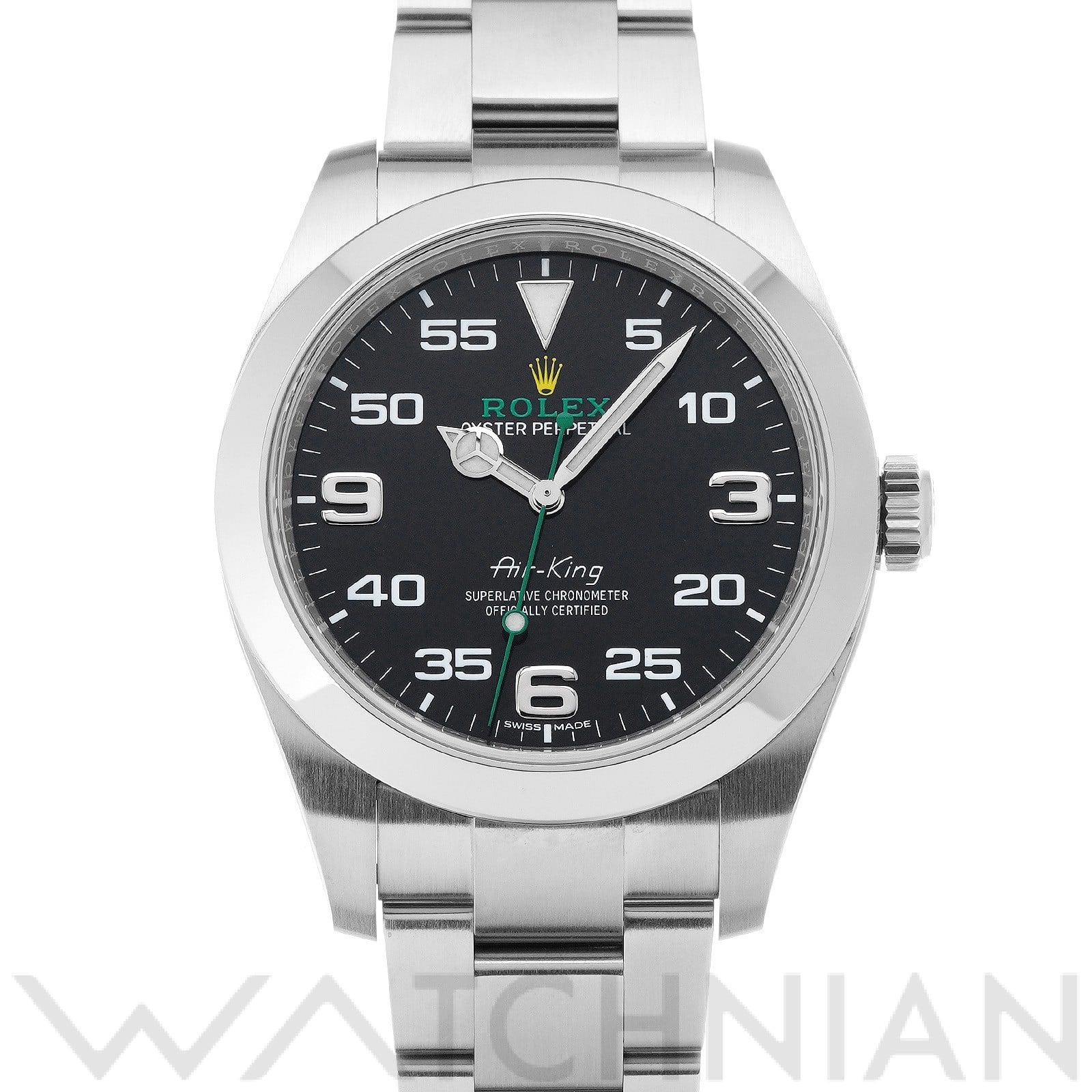 エアキング 116900 ランダムシリアル ブラック ロレックス ROLEX メンズ 【中古】