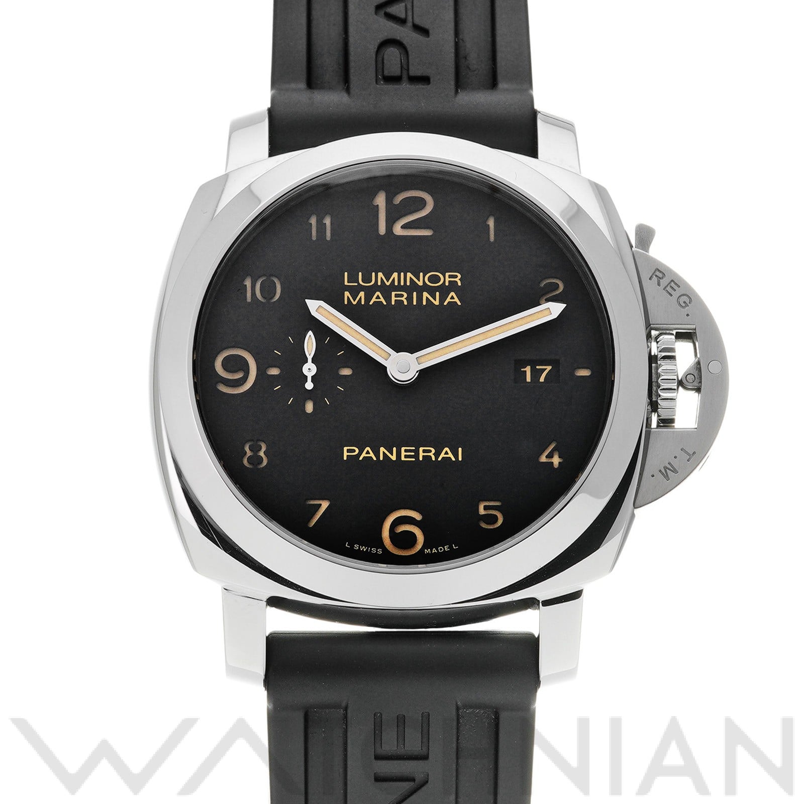 ルミノールマリーナ 1950 3デイズ PAM00359 R番(2015年製造) ブラック パネライ OFFICINE PANERAI メンズ 【中古】