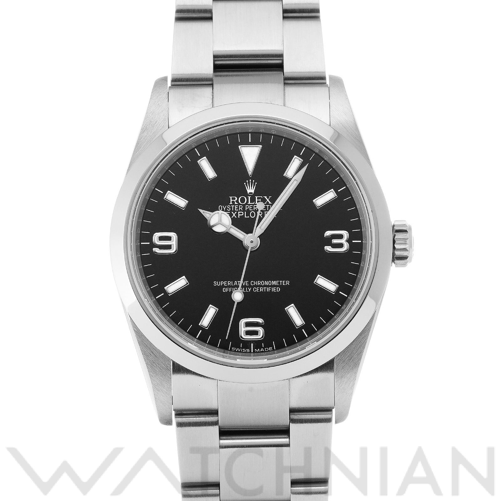 ロレックス エクスプローラー 114270 ブラック メンズ 時計 【中古】【wristwatch】