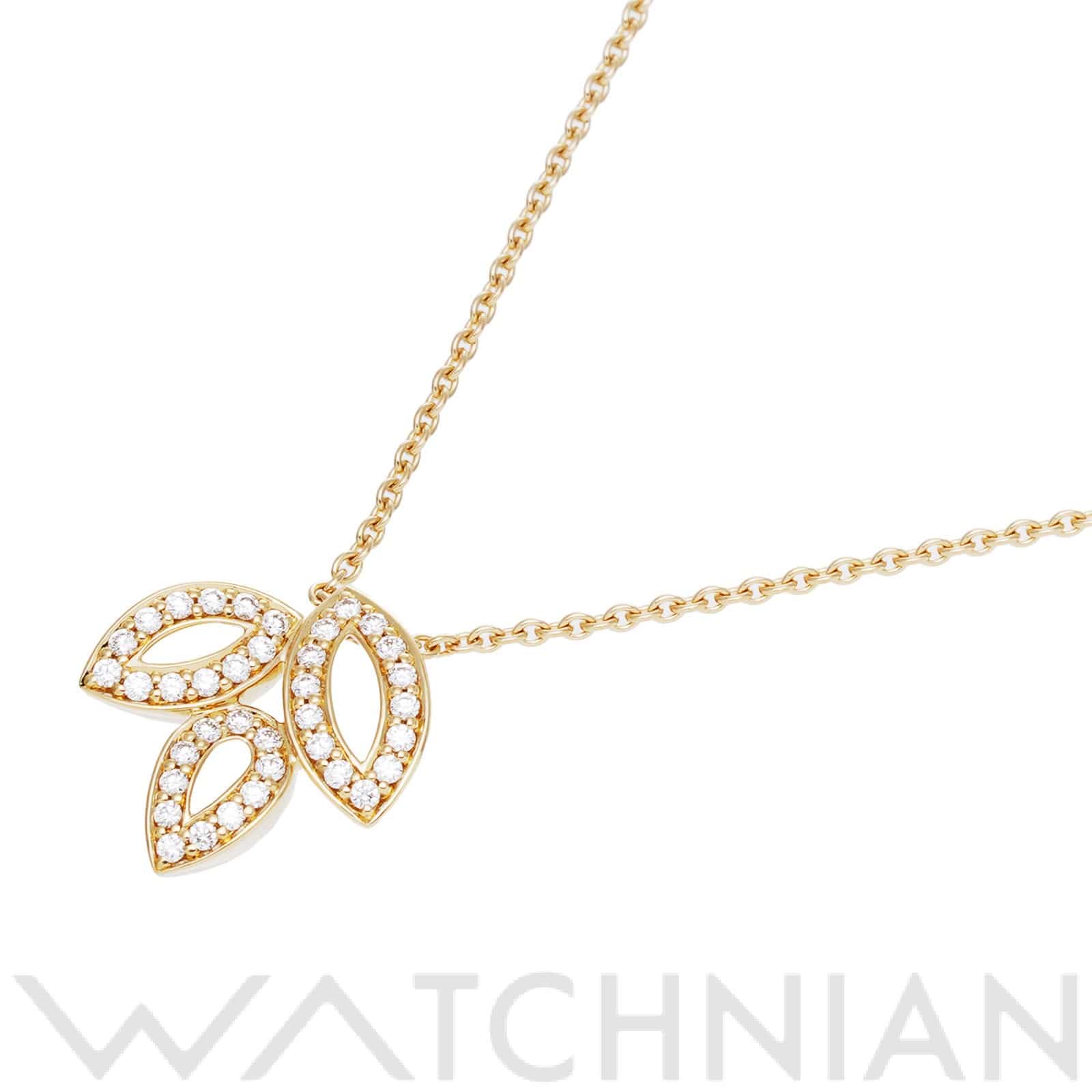 ハリー ウィンストン リリークラスター ミニ ペンダント ネックレス PEDYSM1MLC K18イエローゴールド YG/ダイヤモンド レディース ジュエリー 【中古】【jewelry】