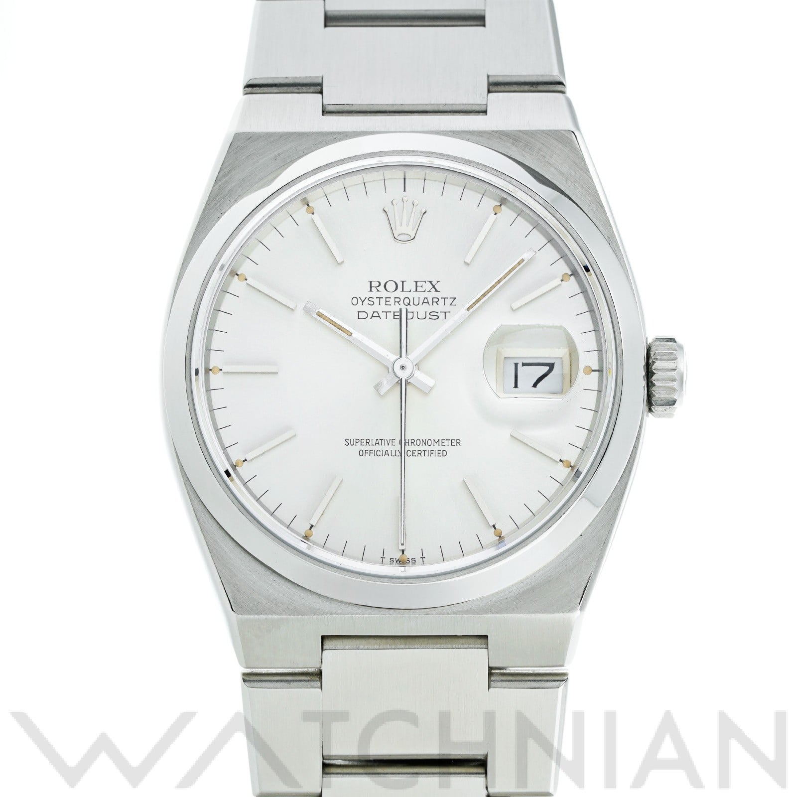 ロレックス / ROLEX オイスタークォーツ デイトジャスト 17000 シルバー メンズ 時計 【中古】【wristwatch】