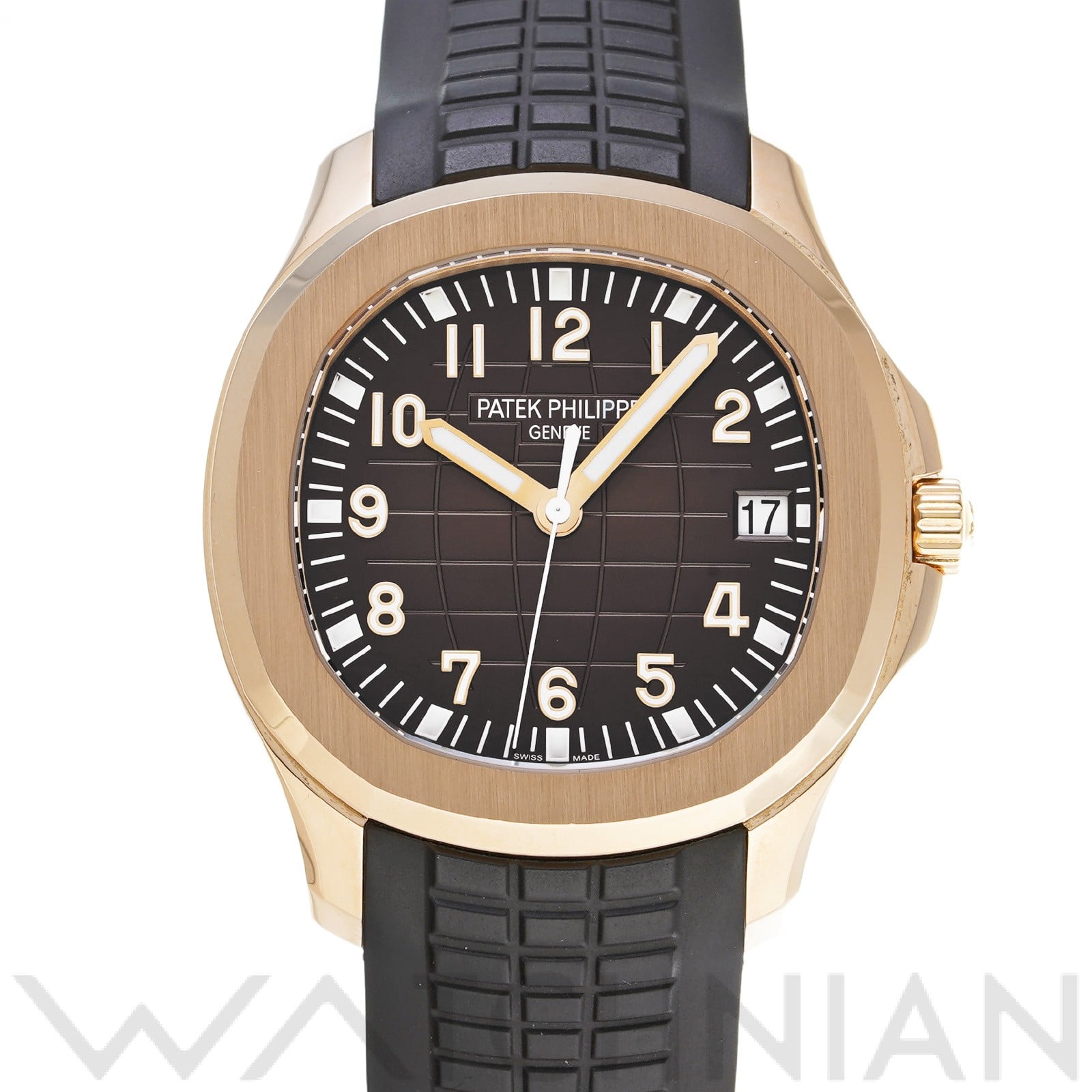 パテック フィリップ / PATEK PHILIPPE アクアノート 5167R-001 ブラウン・エンボス メンズ 時計 【中古】【wristwatch】