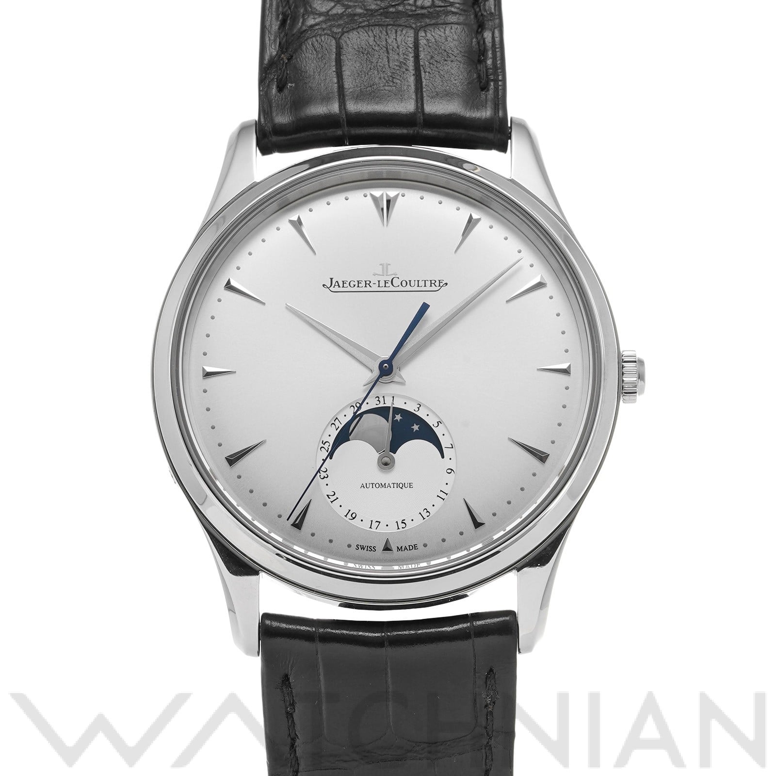ジャガー ルクルト マスター ウルトラスリム ムーン 39 Q1368420 シルバー メンズ 時計 【中古】【wristwatch】