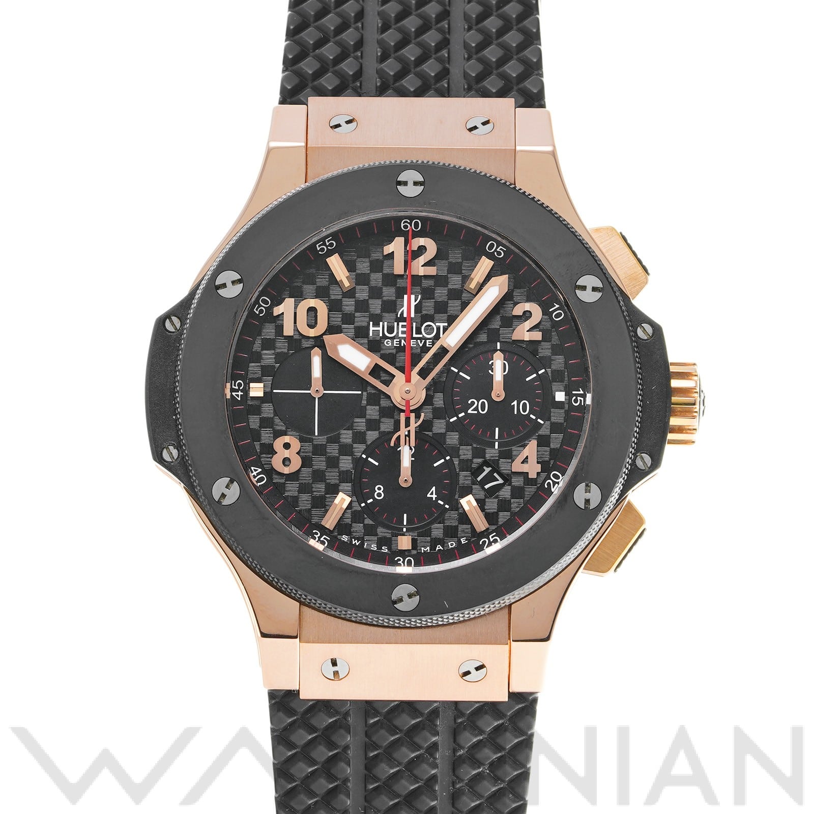 ウブロ / HUBLOT ビッグバン ゴールド セラミック 301.PB.131.RX ブラックカーボン メンズ 時計 【中古】【wristwatch】