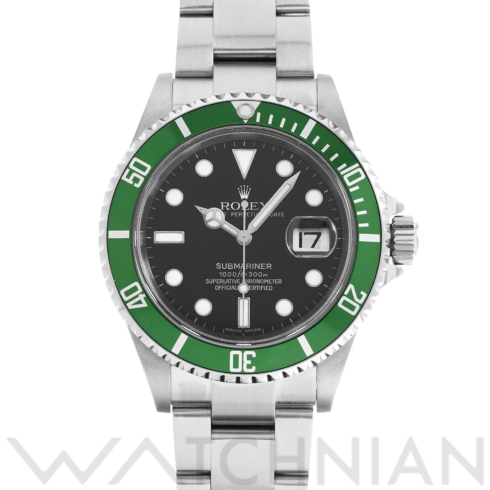 サブマリーナ デイト 16610LV D番(2005年頃製造) ブラック ロレックス ROLEX メンズ 【中古】