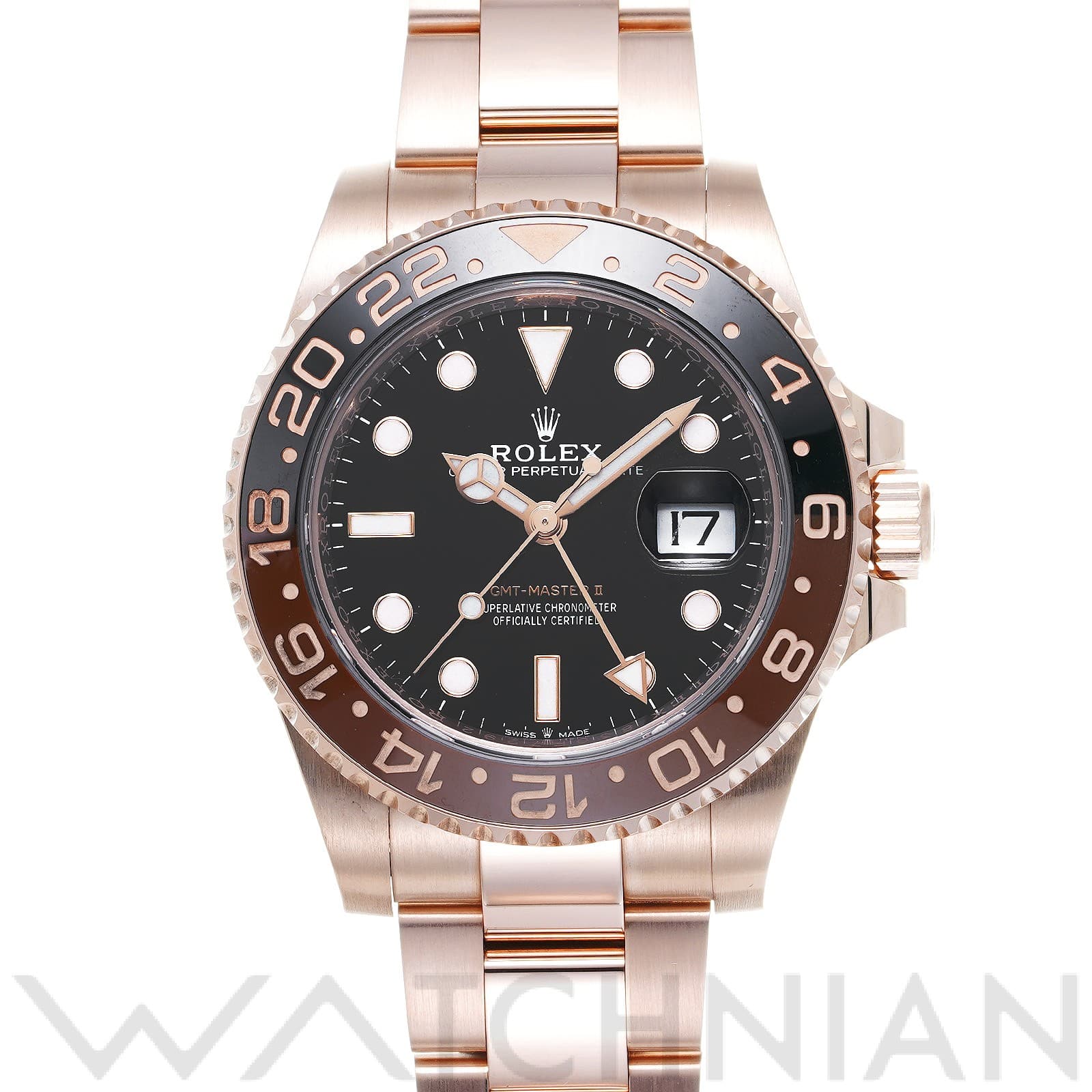 GMTマスターII 126715CHNR ランダムシリアル ブラック ロレックス ROLEX メンズ 【中古】