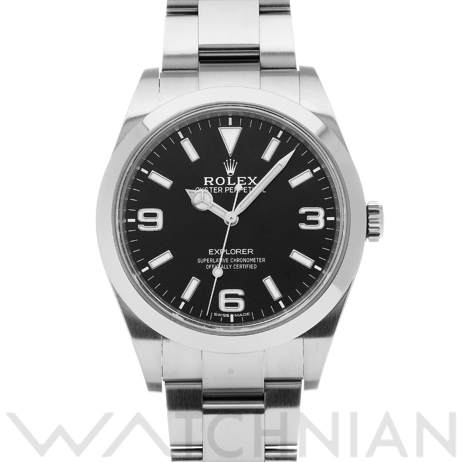 ロレックス エクスプローラー 214270 ブラック メンズ 時計 【中古】【wristwatch】