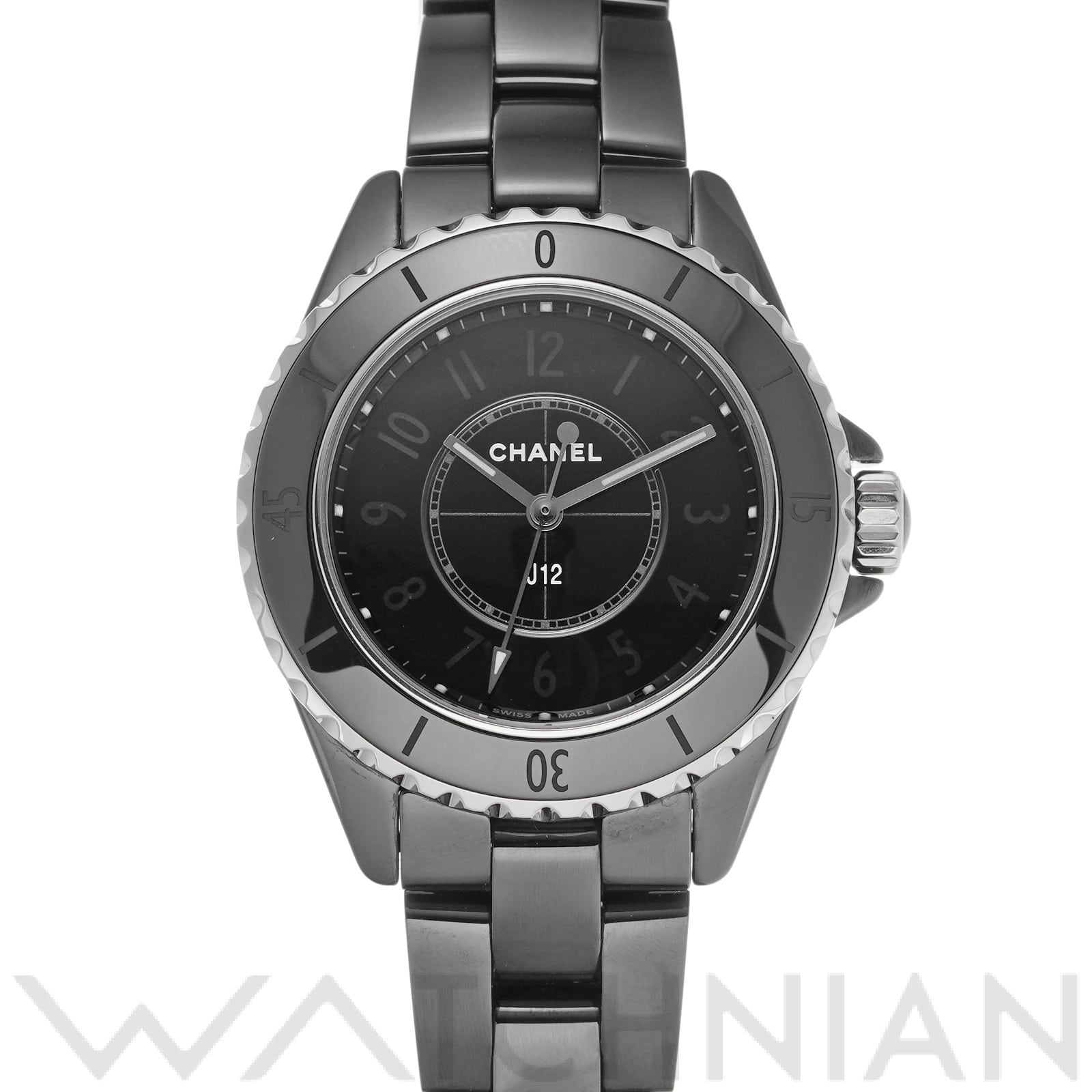 シャネル / CHANEL J12 ファントム H6346 ブラックラッカー レディース 時計 【中古】【wristwatch】