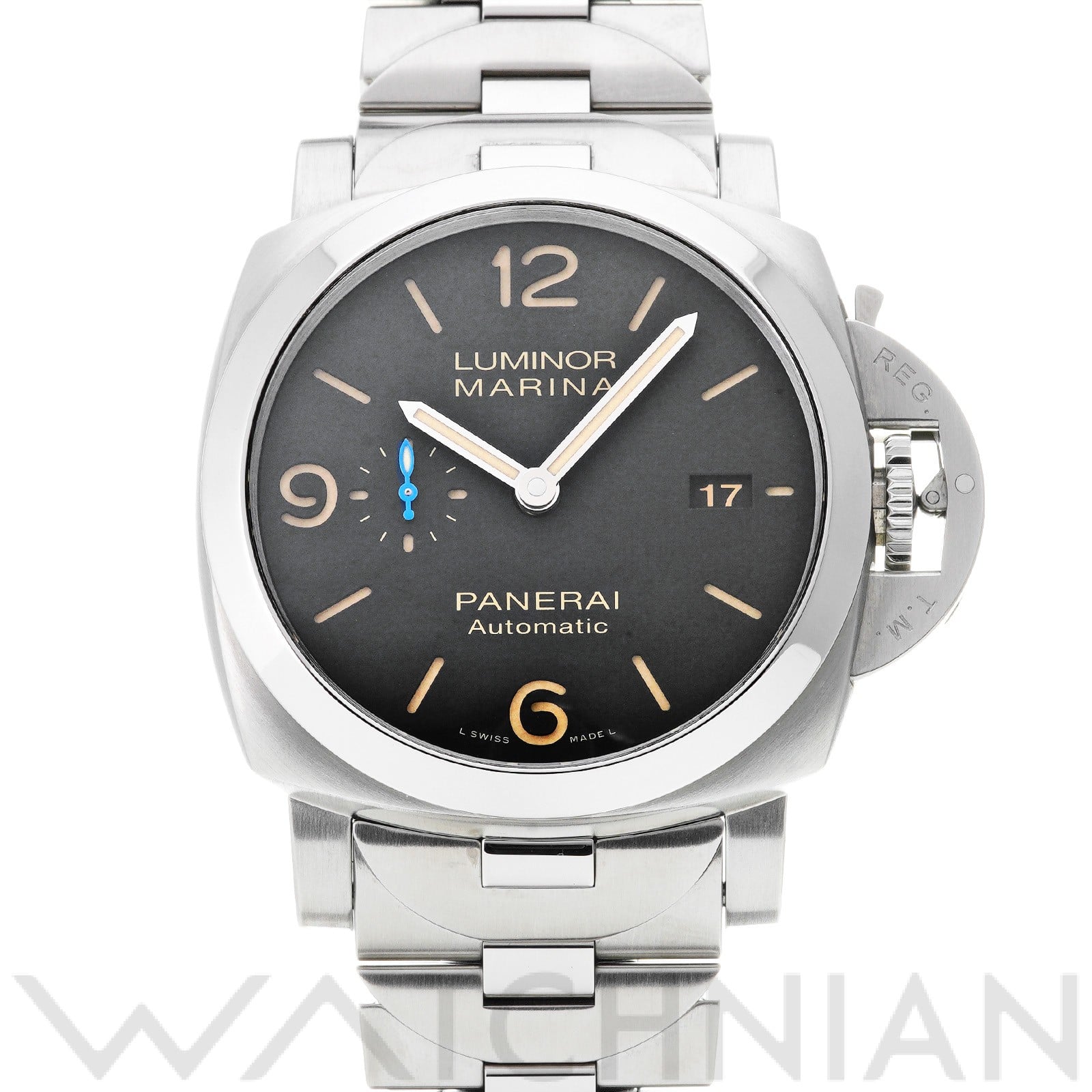 パネライ / PANERAI ルミノールマリーナ 1950 3デイズ アッチャイオ PAM00723 ブラック メンズ 時計 【中古】【wristwatch】