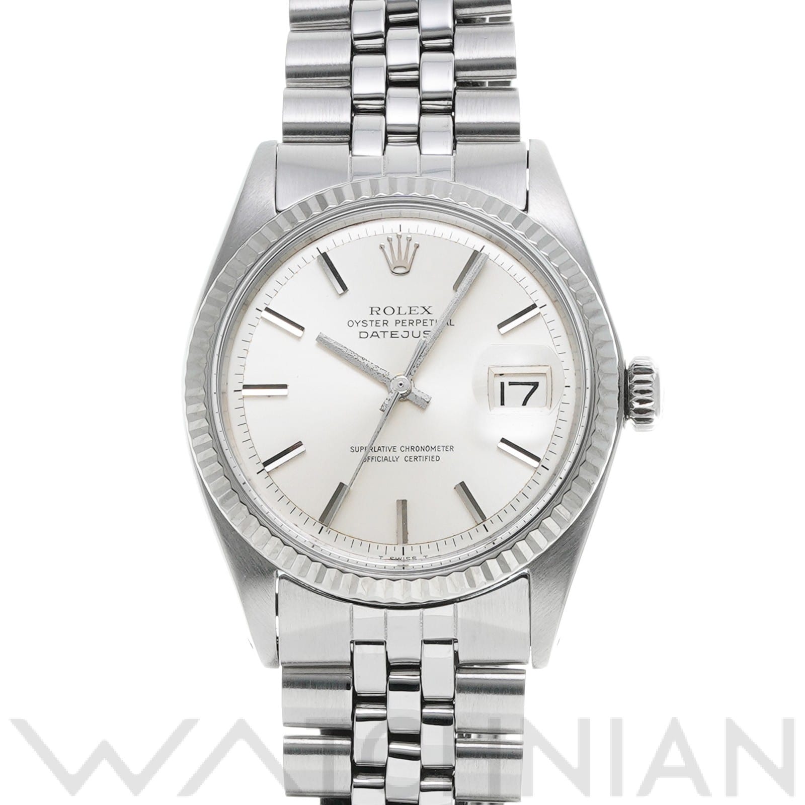 ロレックス デイトジャスト 36 1601 シルバー メンズ 時計 【中古】【wristwatch】