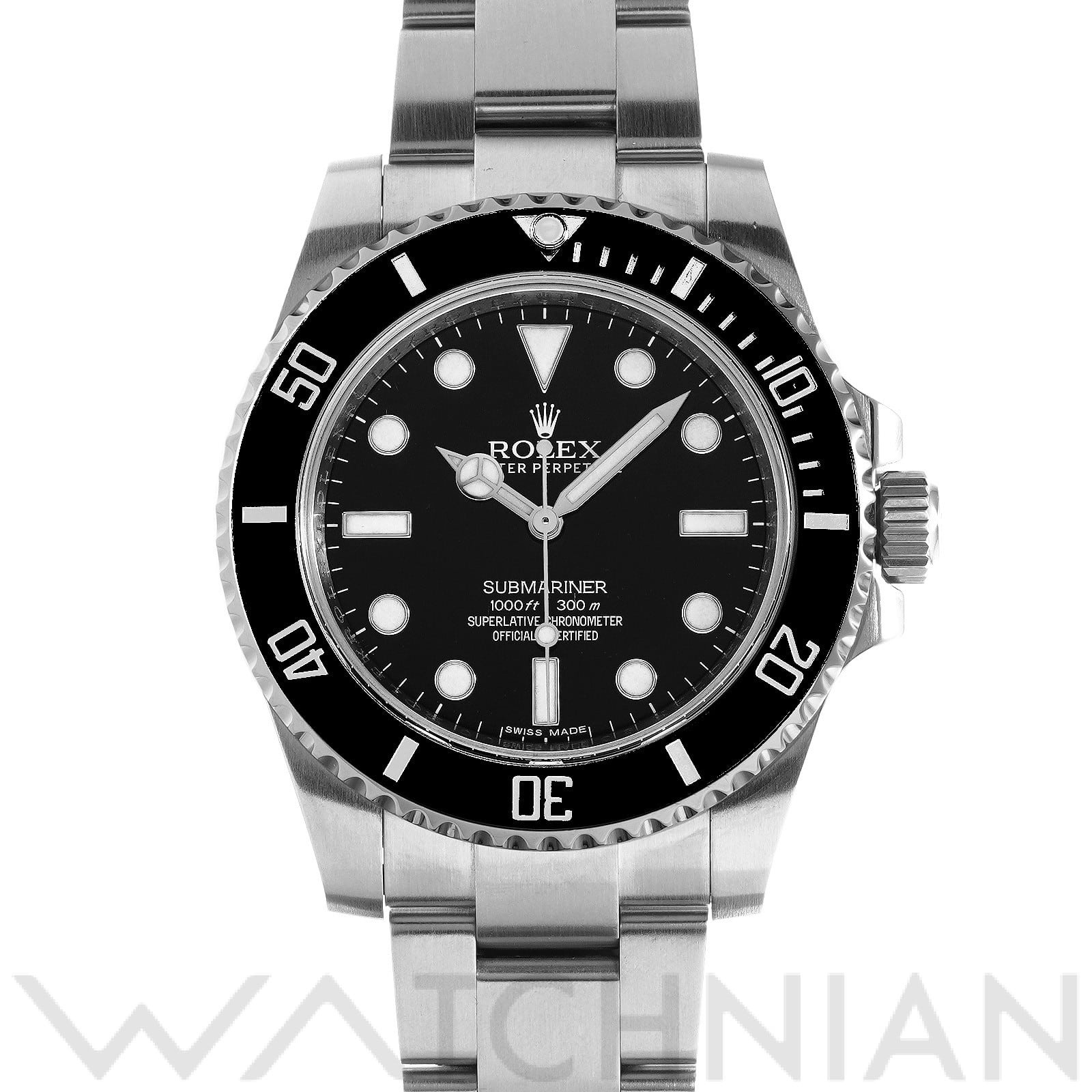 ロレックス サブマリーナ 114060 ブラック メンズ 時計 【中古】【wristwatch】