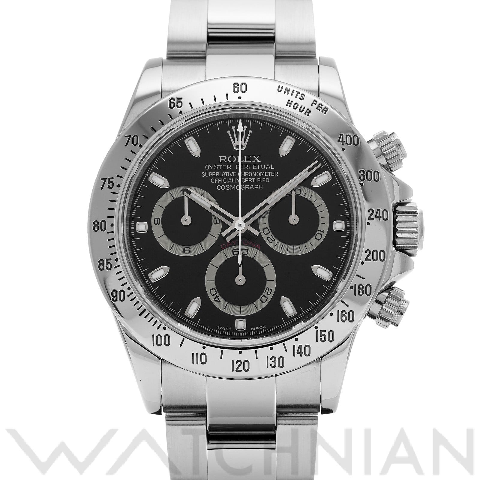 ロレックス コスモグラフ デイトナ 116520 ブラック メンズ 時計 【中古】【wristwatch】