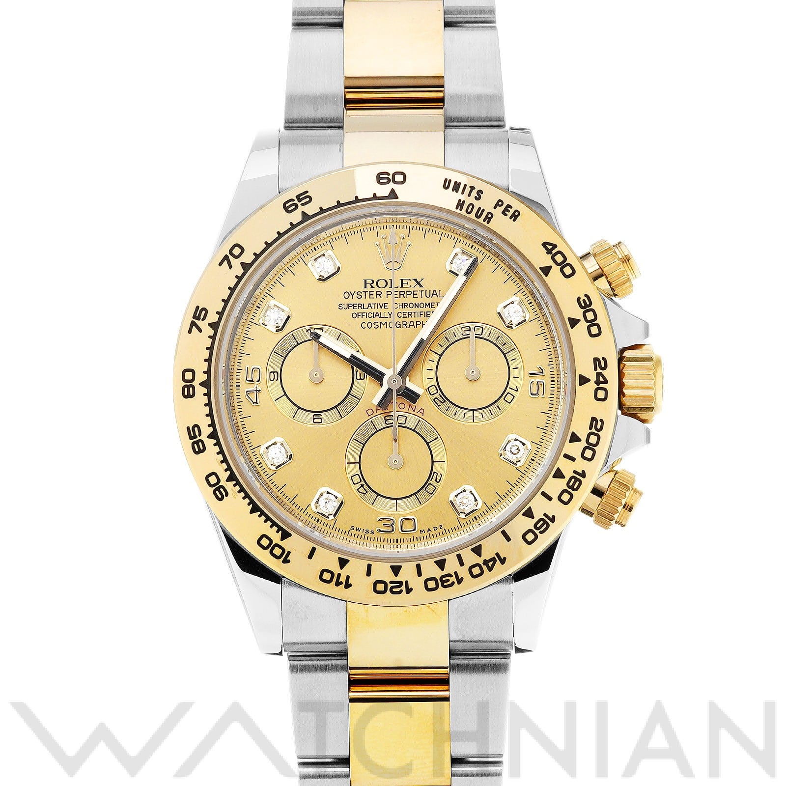 ロレックス コスモグラフ デイトナ 116503G シャンパン/ダイヤモンド メンズ 時計 【中古】【wristwatch】