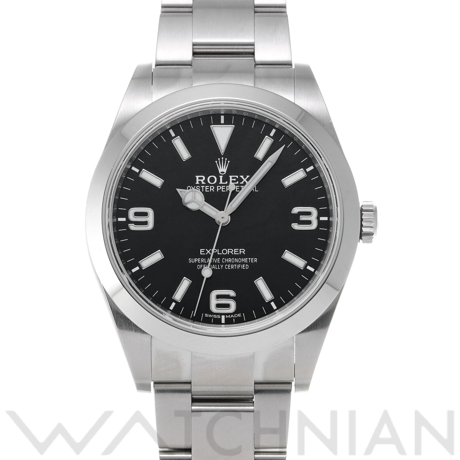 ロレックス エクスプローラー 214270 ブラック メンズ 時計 【中古】【wristwatch】