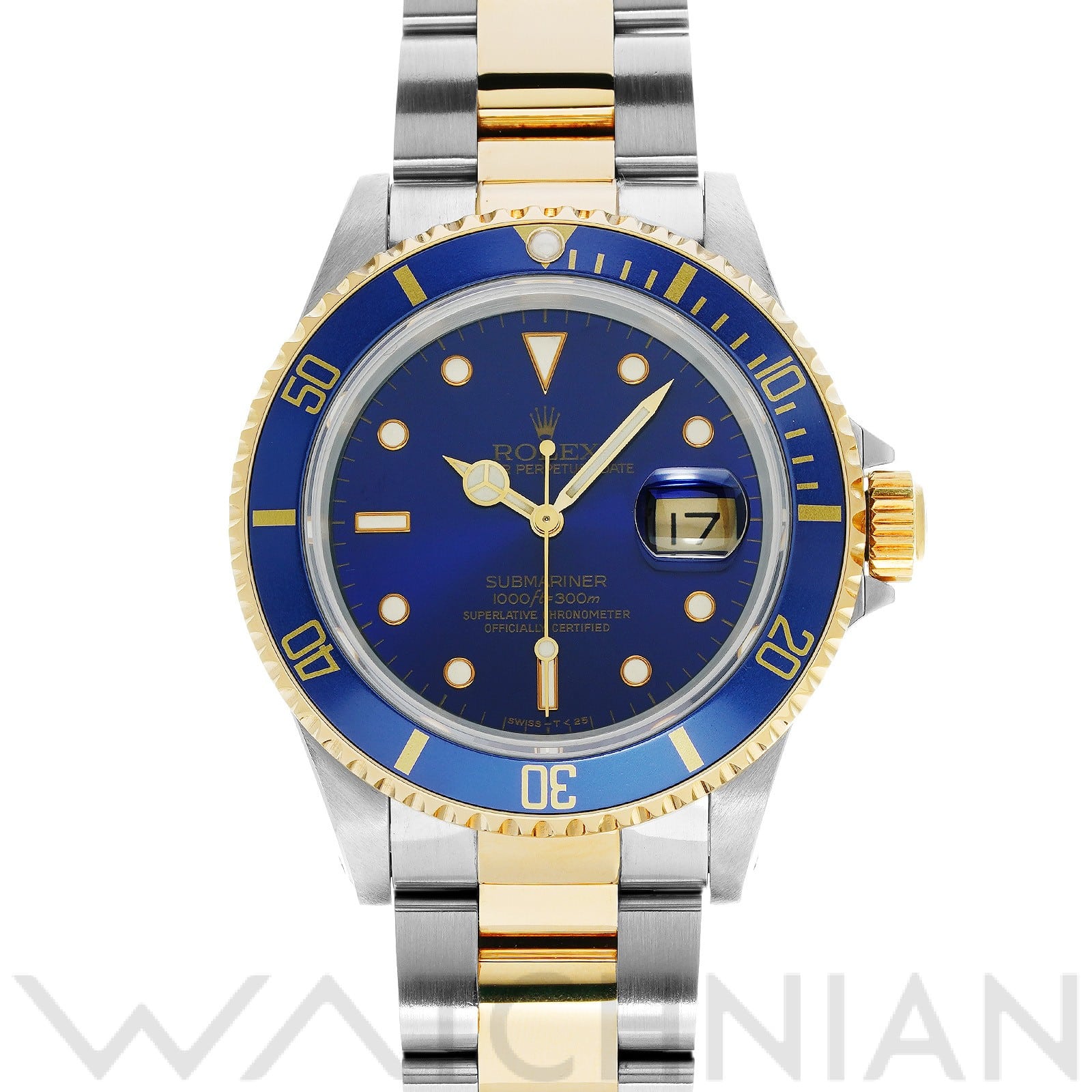 サブマリーナ デイト 16613 S番(1994年頃製造) ヴァイオレット ロレックス ROLEX メンズ 【中古】