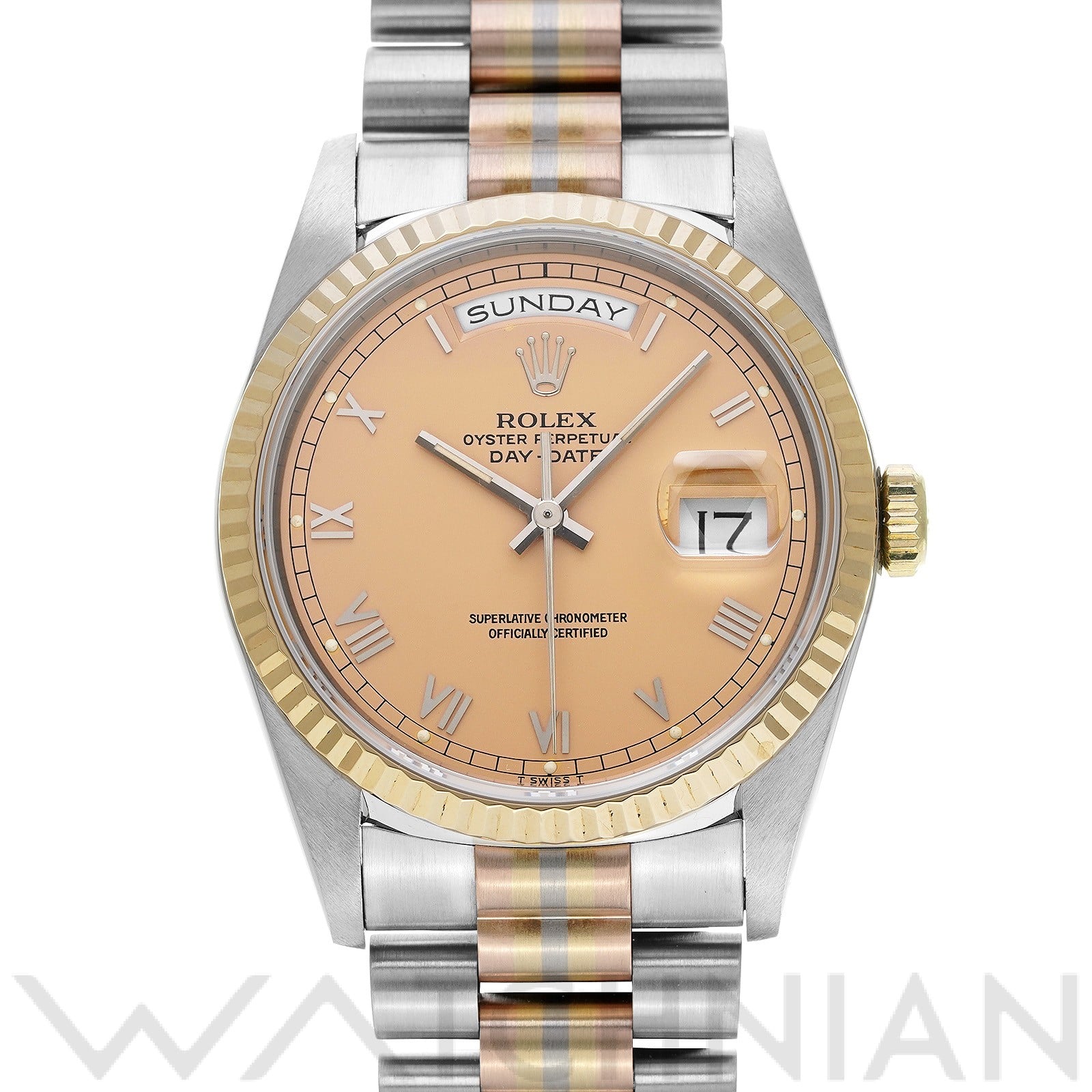 ロレックス デイデイト トリドール 18239BIC コパー メンズ 時計 【中古】【wristwatch】