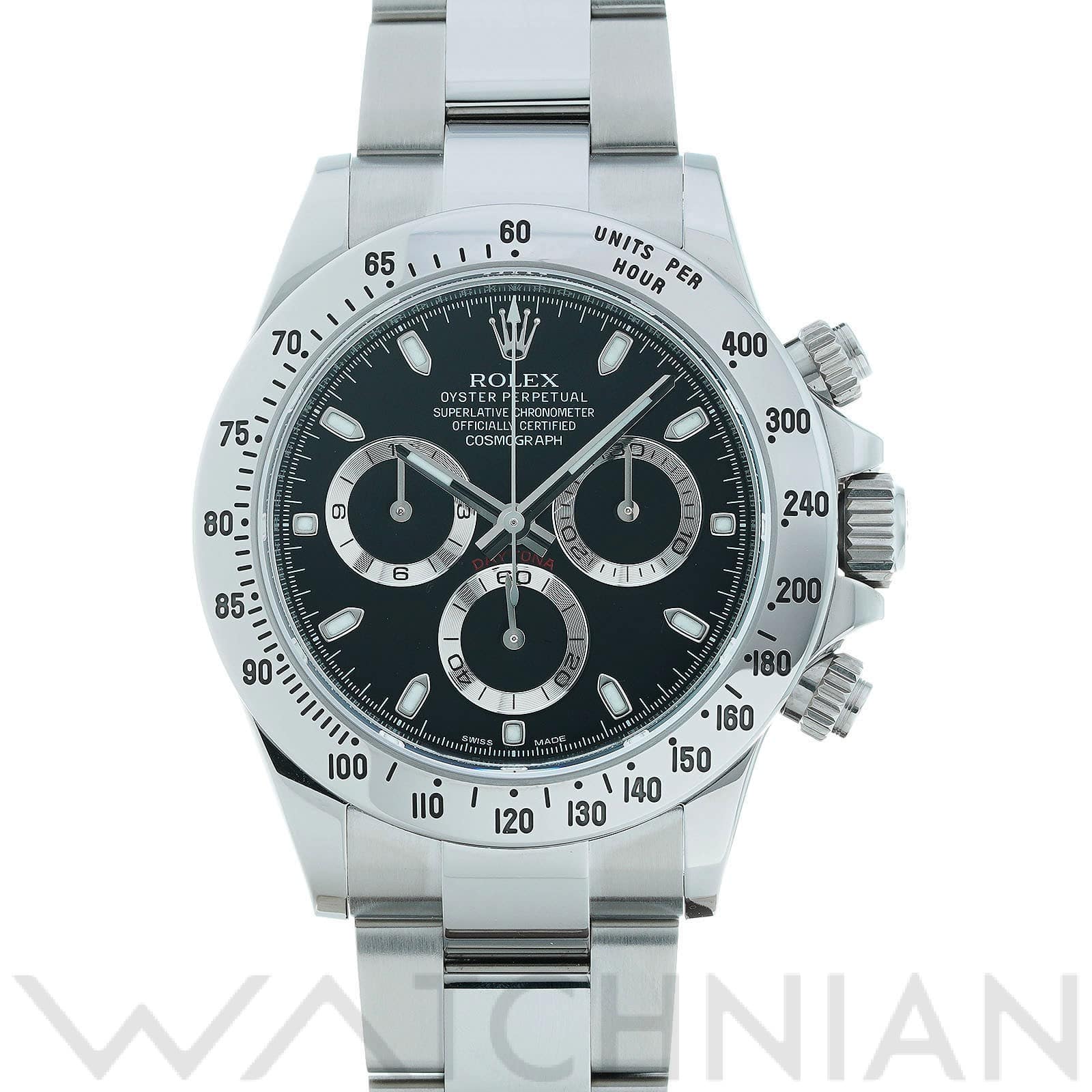 ロレックス コスモグラフ デイトナ 116520 ブラック メンズ 時計 【中古】【wristwatch】