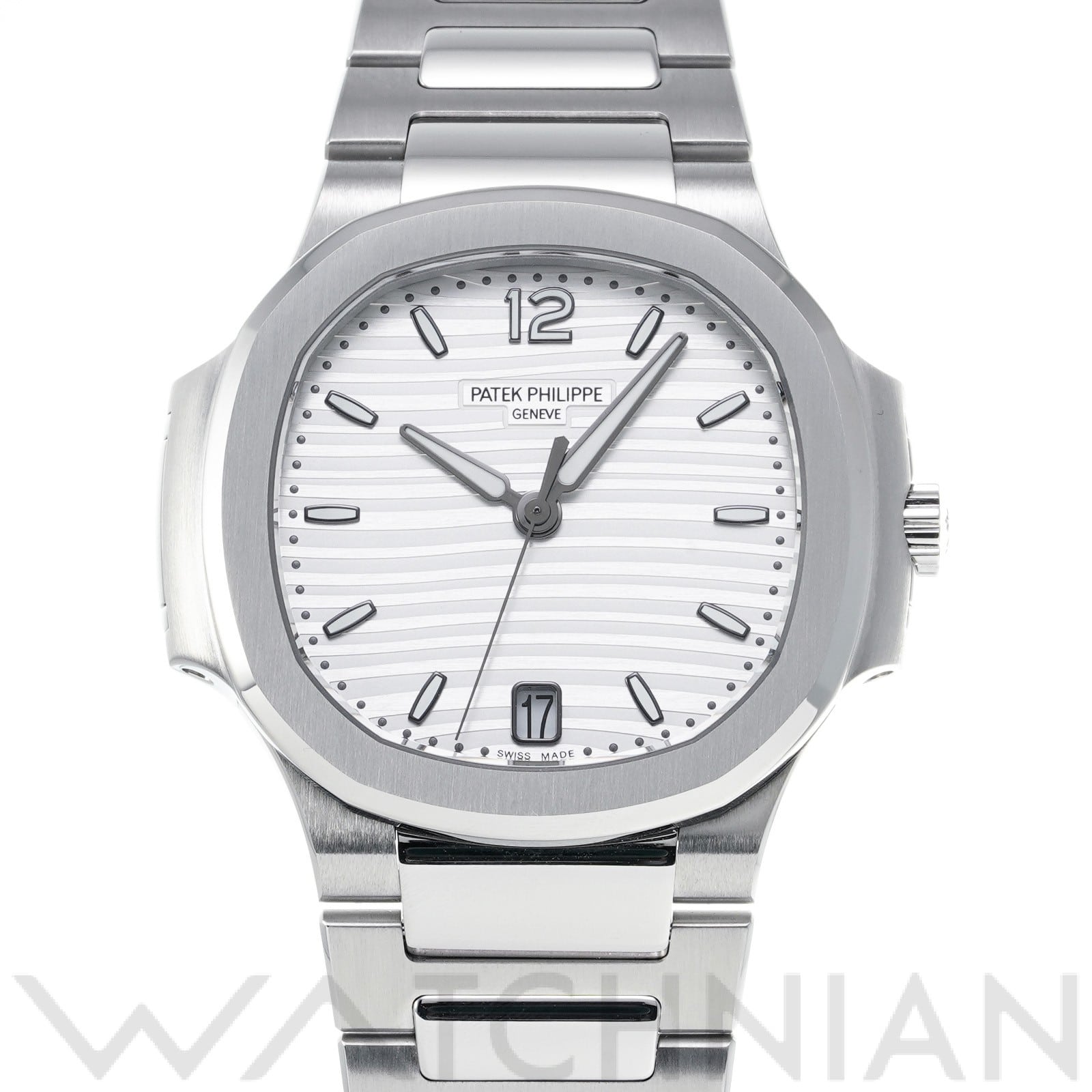パテック フィリップ / PATEK PHILIPPE ノーチラス 7118/1A-010 シルバー・オパーリン レディース 時計 【中古】【wristwatch】