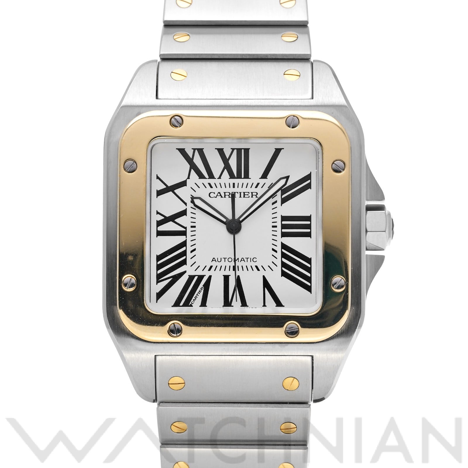 カルティエ / CARTIER サントス 100 LM W200728G シルバー メンズ 時計 【中古】【wristwatch】
