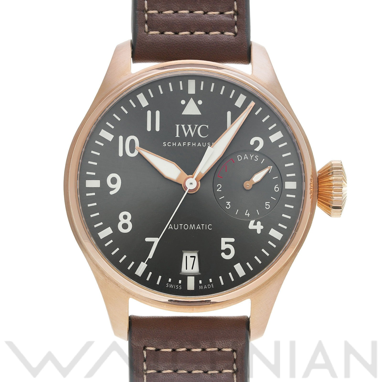 ビッグパイロットウォッチ スピットファイア IW500917 スレートグレー インターナショナルウォッチカンパニー IWC メンズ 【中古】