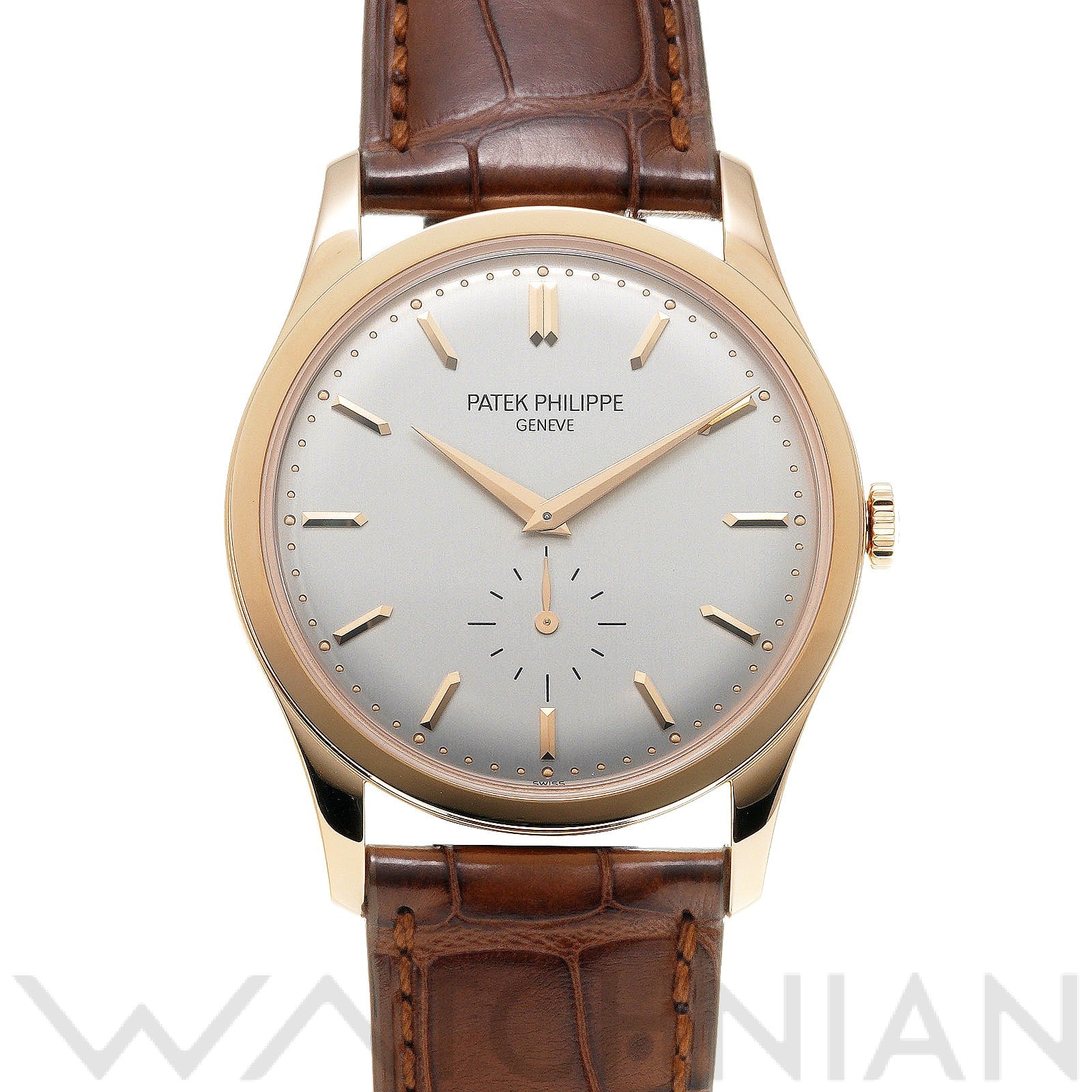 カラトラバ 5196R-001 シルバー パテック フィリップ PATEK PHILIPPE メンズ 【中古】