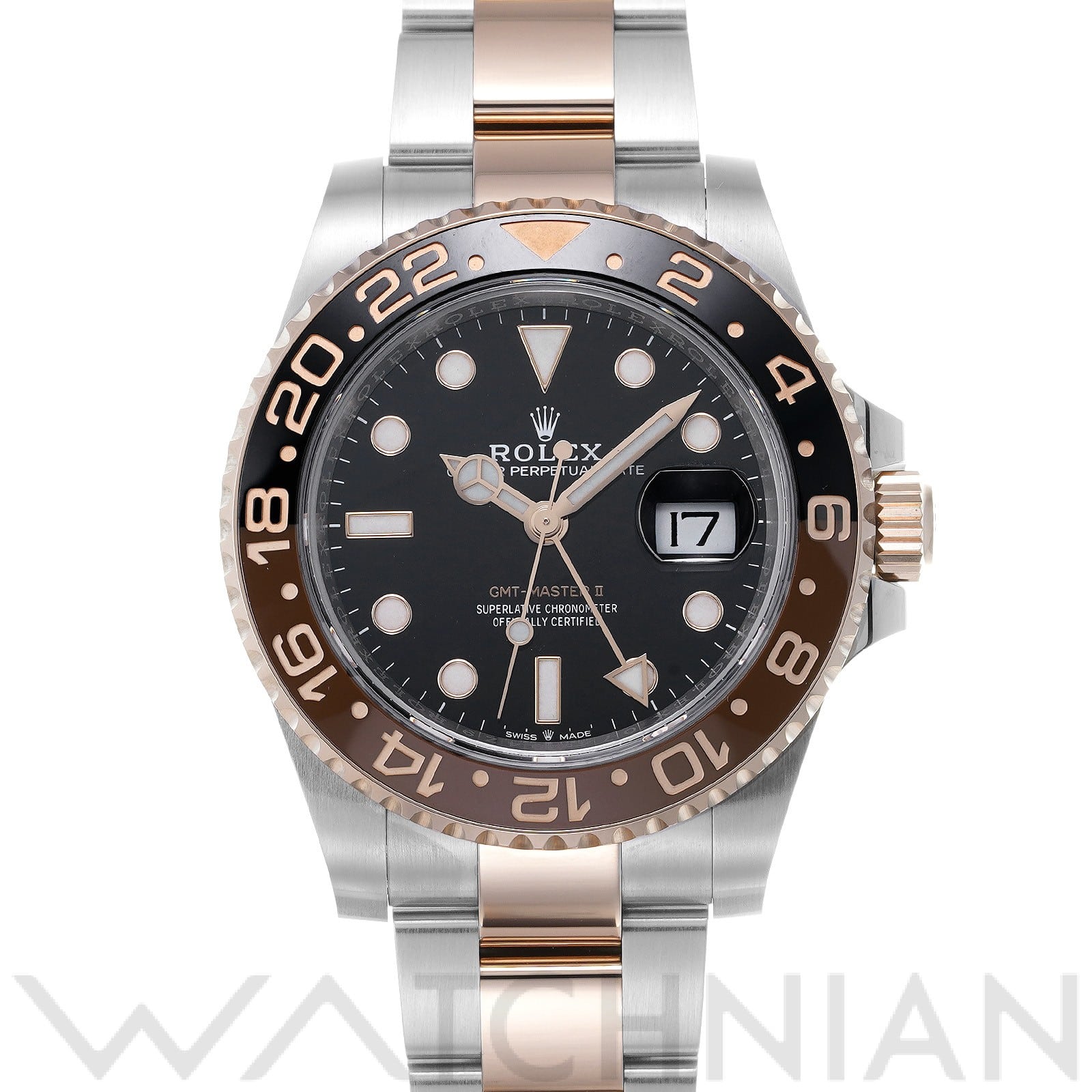 ロレックス GMTマスターII 126711CHNR ブラック メンズ 時計 【中古】【wristwatch】