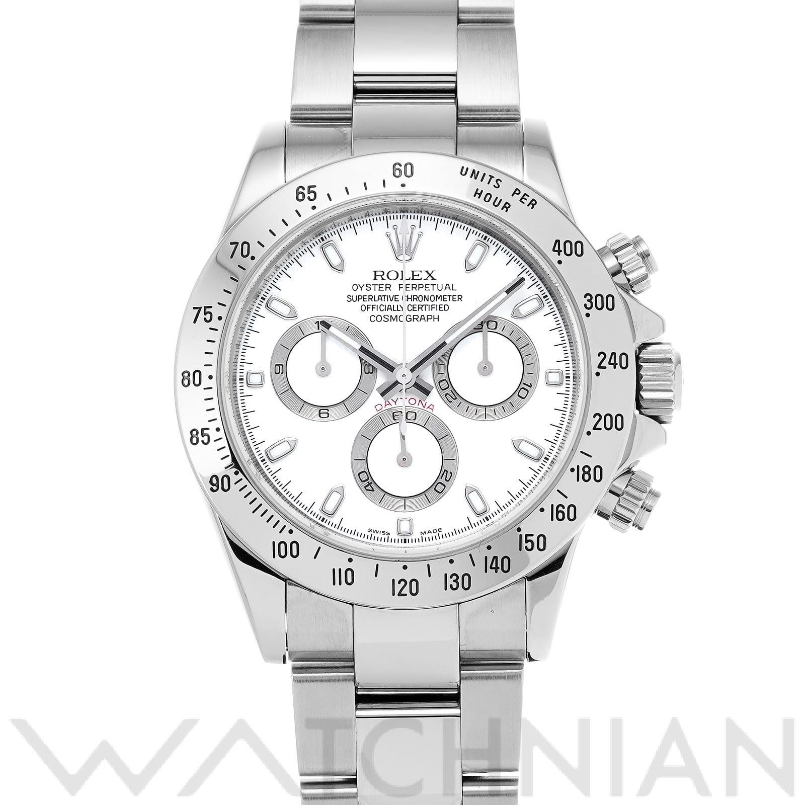 ロレックス コスモグラフ デイトナ 116520 ホワイト メンズ 時計 【中古】【wristwatch】