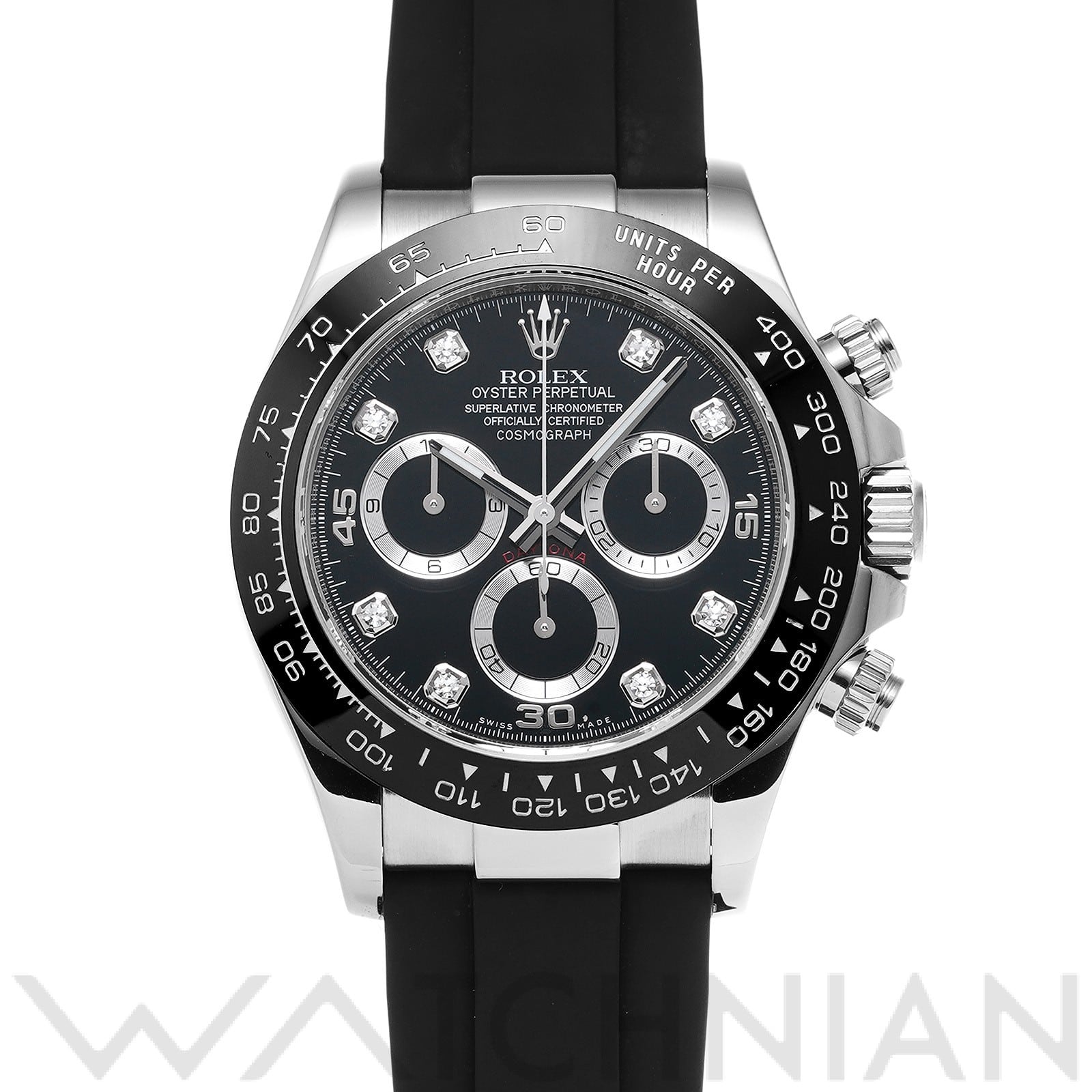 ロレックス コスモグラフ デイトナ 116519LNG ブラック/ダイヤモンド メンズ 時計 【中古】【wristwatch】