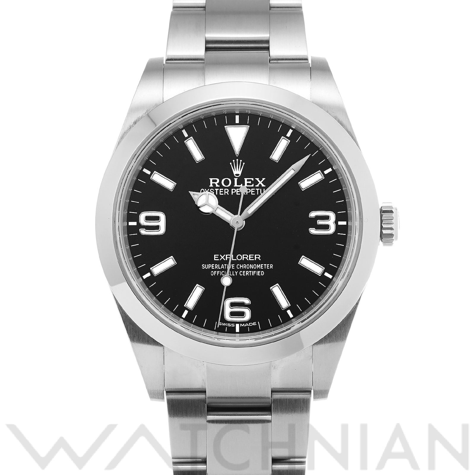 ロレックス エクスプローラー 214270 ブラック メンズ 時計 【中古】【wristwatch】