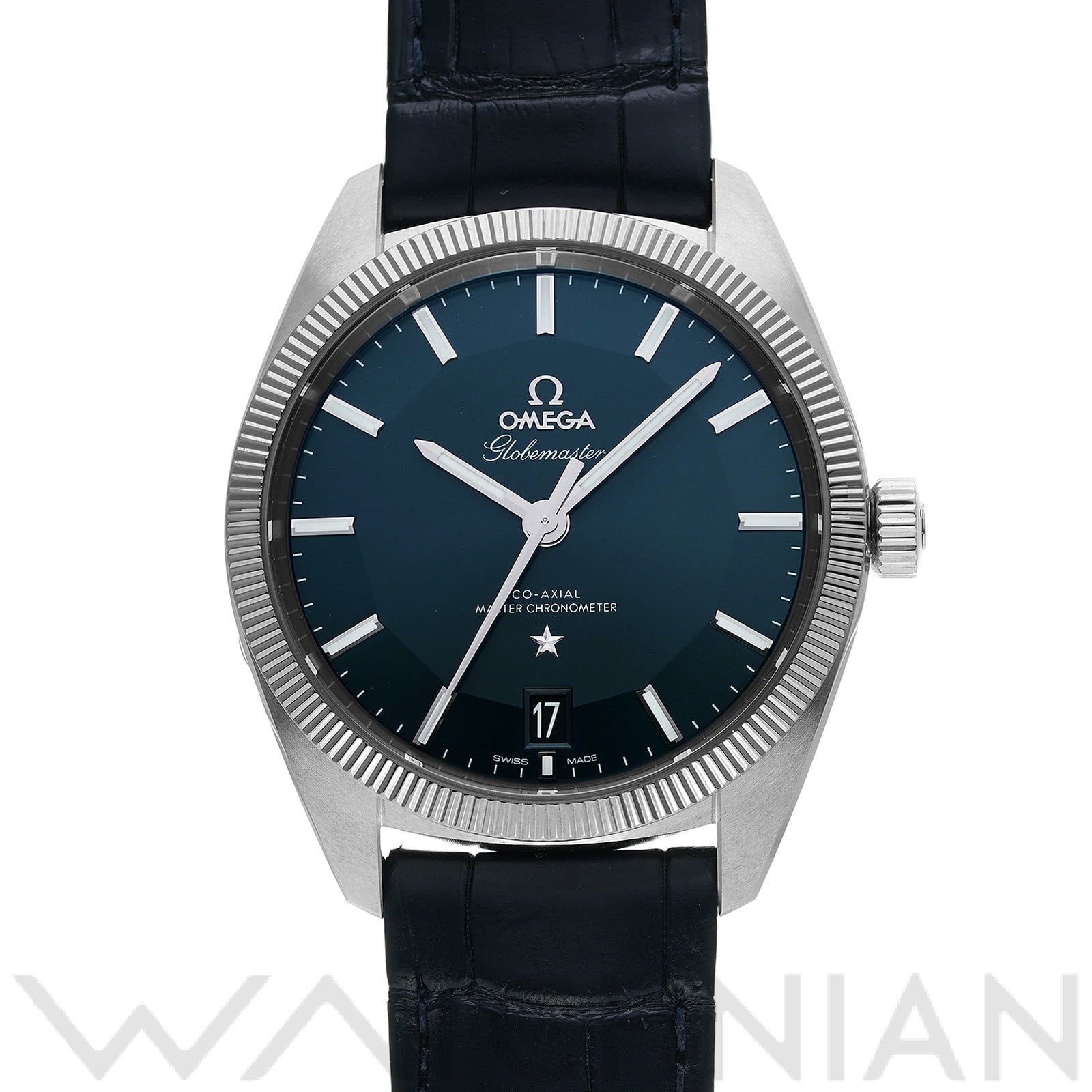 コンステレーション グローブマスター コーアクシャル マスタークロノメーター 130.33.39.21.03.001 ブルー オメガ OMEGA メンズ 【中古】