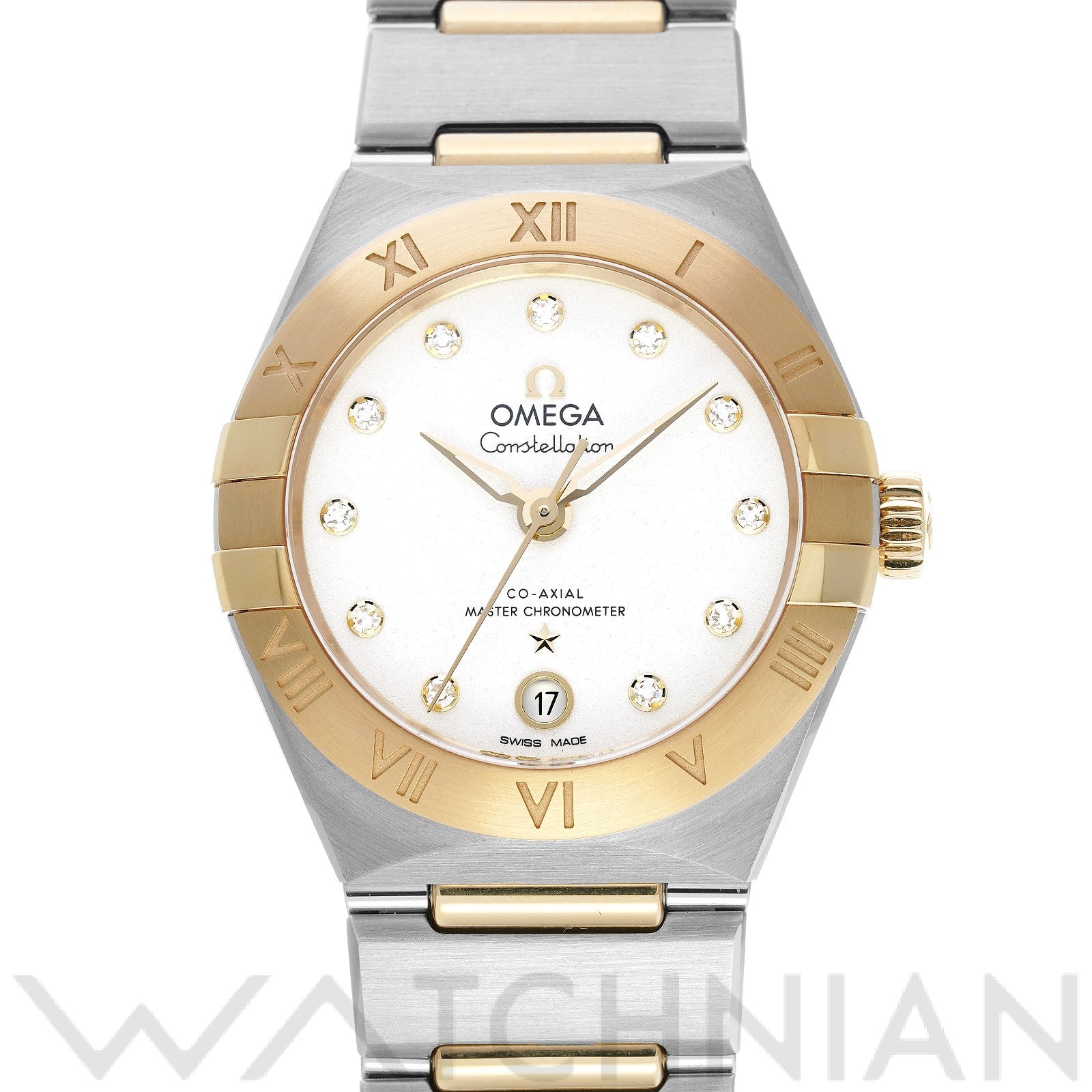 オメガ / OMEGA コンステレーション コーアクシャル マスタークロノメーター 131.20.29.20.52.002 シルバー/ダイヤモンド レディース 時計 【中古】【wristwatch】