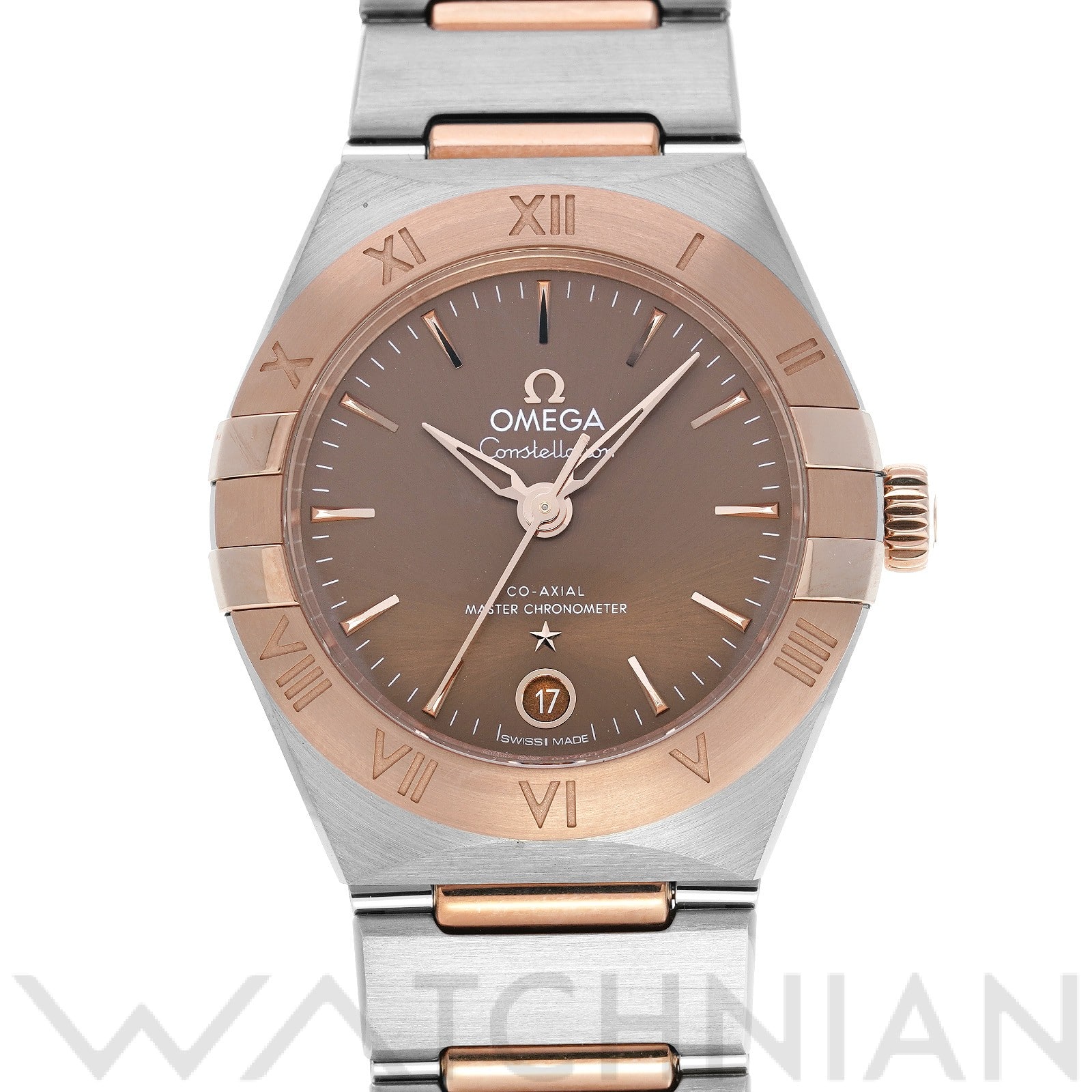 オメガ / OMEGA コンステレーション コーアクシャル マスタークロノメーター 131.20.29.20.13.001 ブラウン レディース 時計 【中古】【wristwatch】