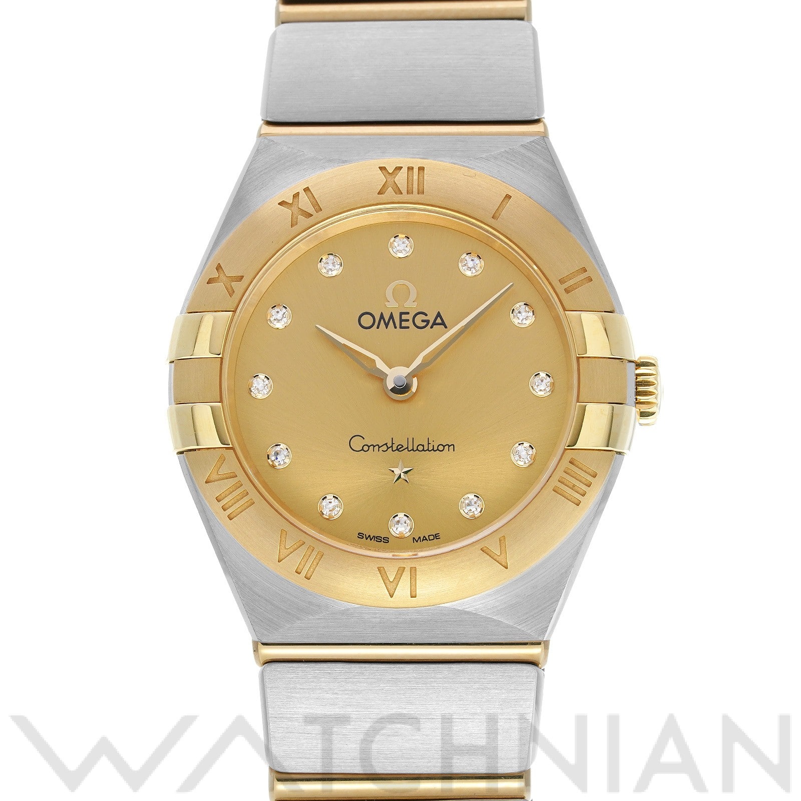 オメガ / OMEGA コンステレーション クォーツ 131.20.25.60.58.001 シャンパン/ダイヤモンド レディース 時計 【中古】【wristwatch】