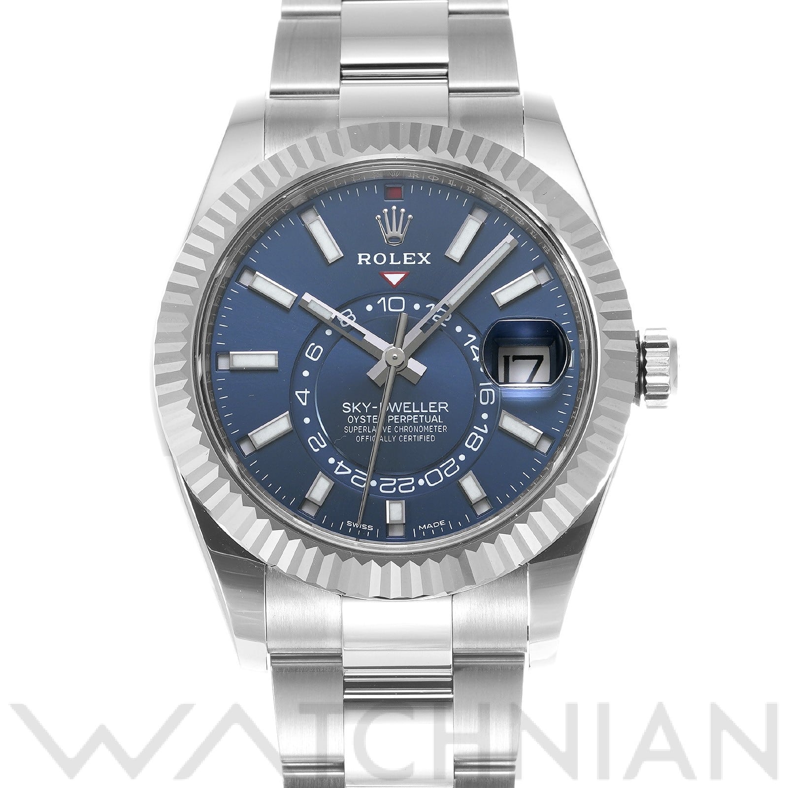 ロレックス / ROLEX スカイドゥエラー 326934 ブライトブルー メンズ 時計 【未使用】【wristwatch】