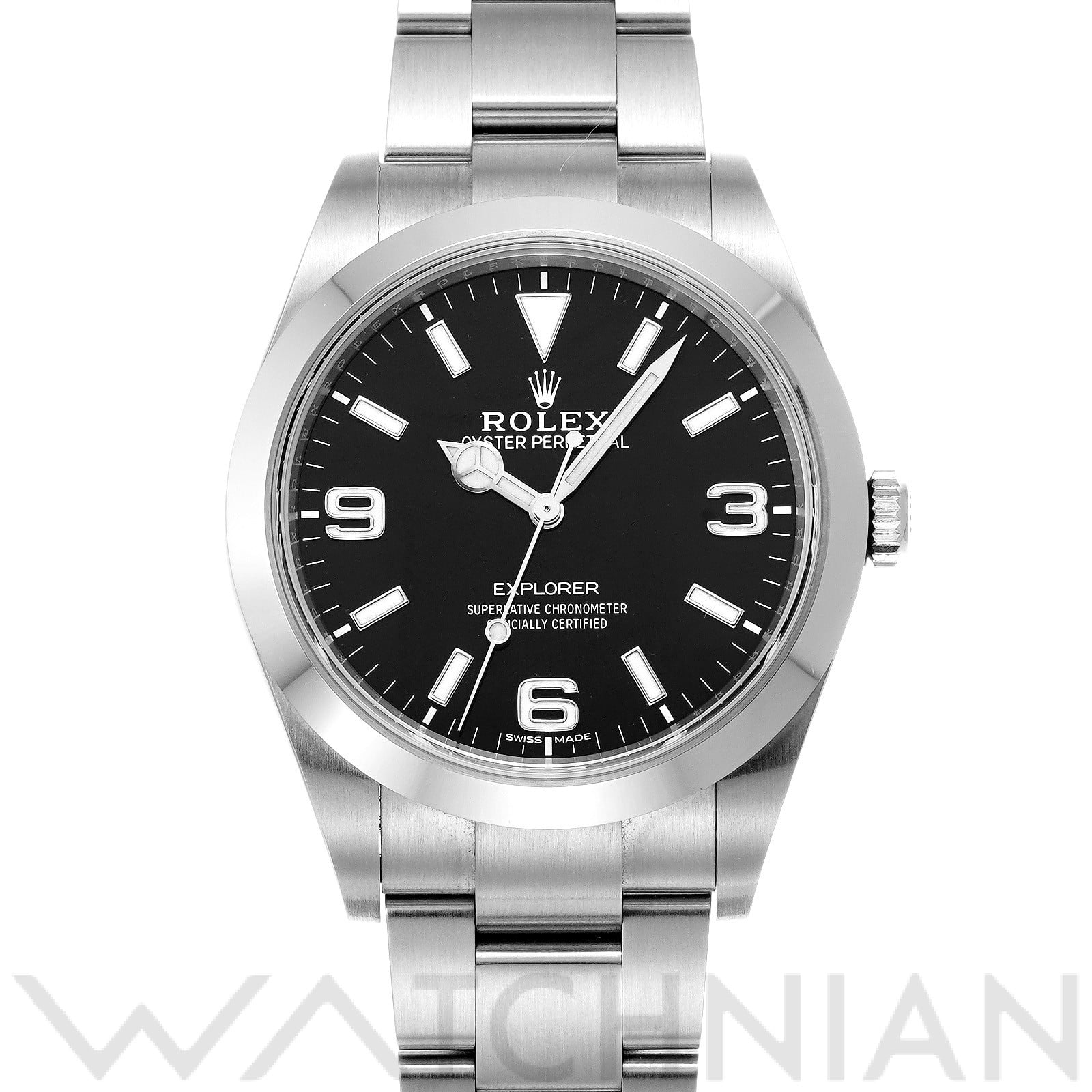 ロレックス エクスプローラー 214270 ブラック メンズ 時計 【中古】【wristwatch】