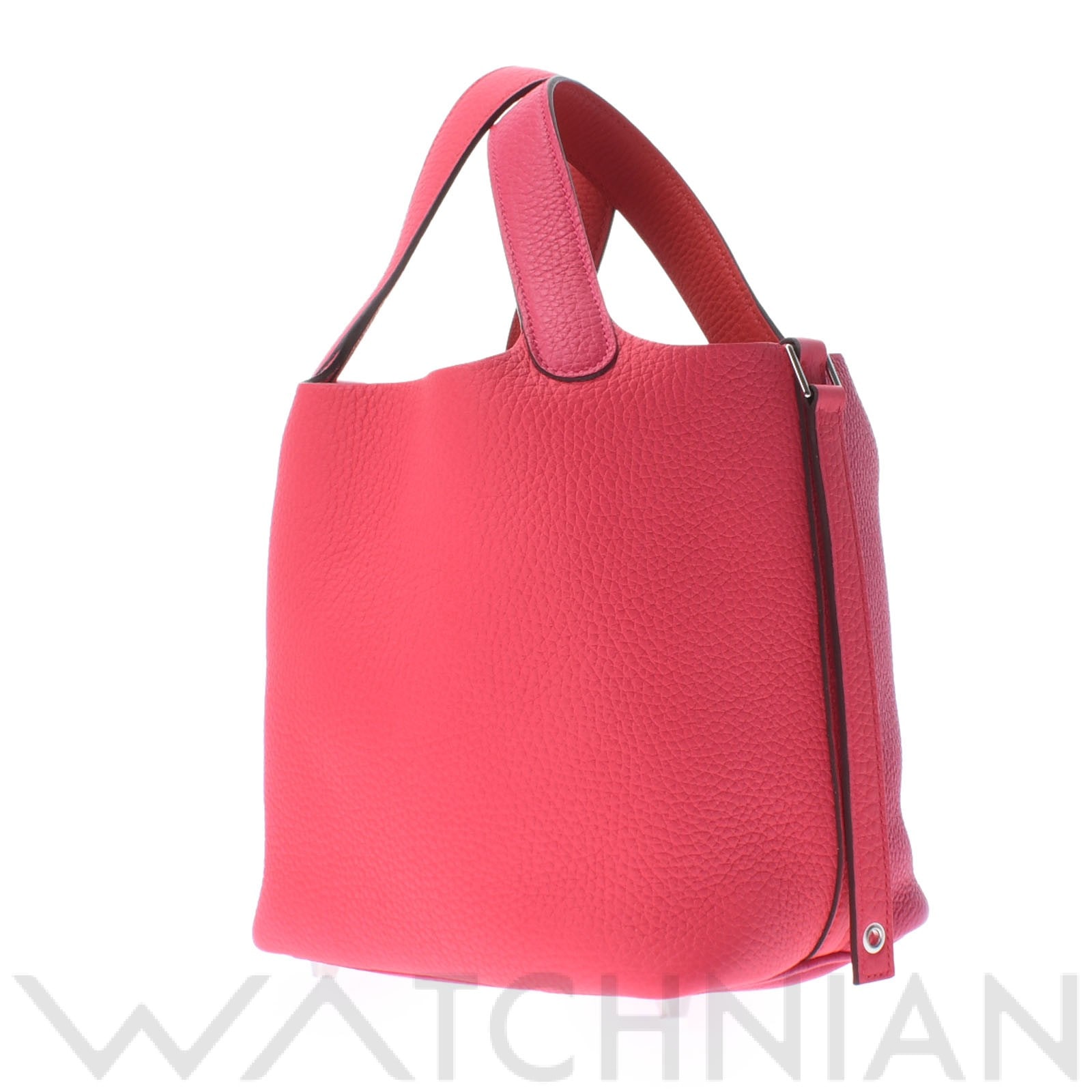 ピコタン ロック PM カザック ローズエクストリーム/ローズメキシコ/ルージュクー/パラジウム金具 トリヨンクレマンス HERMES エルメス レディース 【新品】