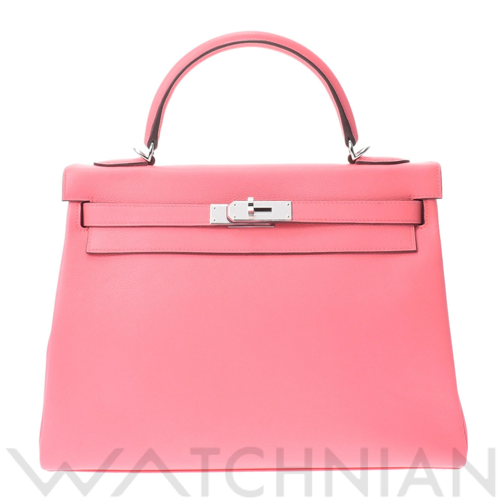 エルメス / HERMES ケリー 32 内縫い ヴェルソ 2WAY バイカラー ローズエテ/テールバテュー/パラジウム金具 エバーカラー レディース バッグ 【未使用】【bag】