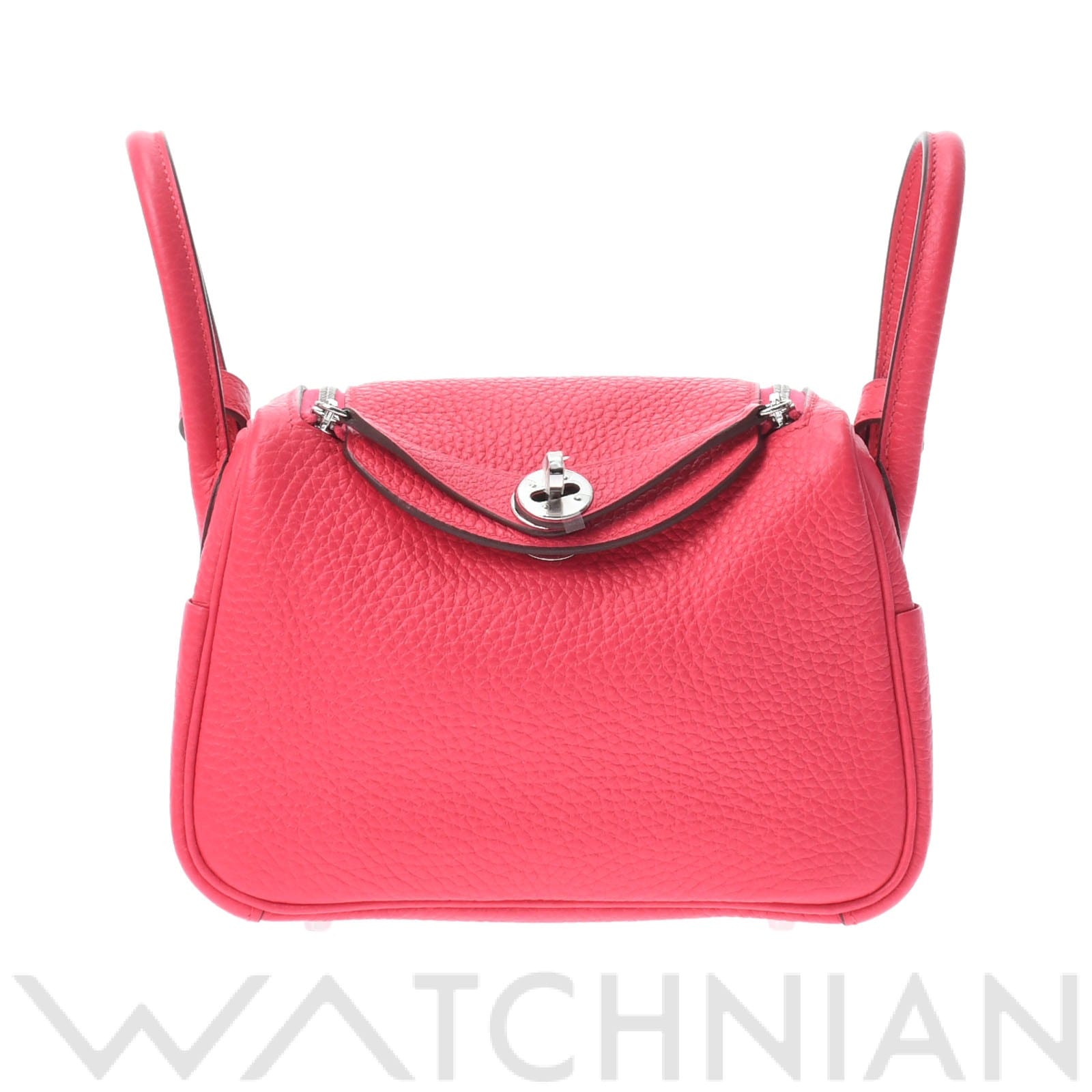 エルメス / HERMES リンディ ミニ 2WAY ローズエクストリーム/パラジウム金具 トリヨンクレマンス レディース バッグ 【未使用】【bag】