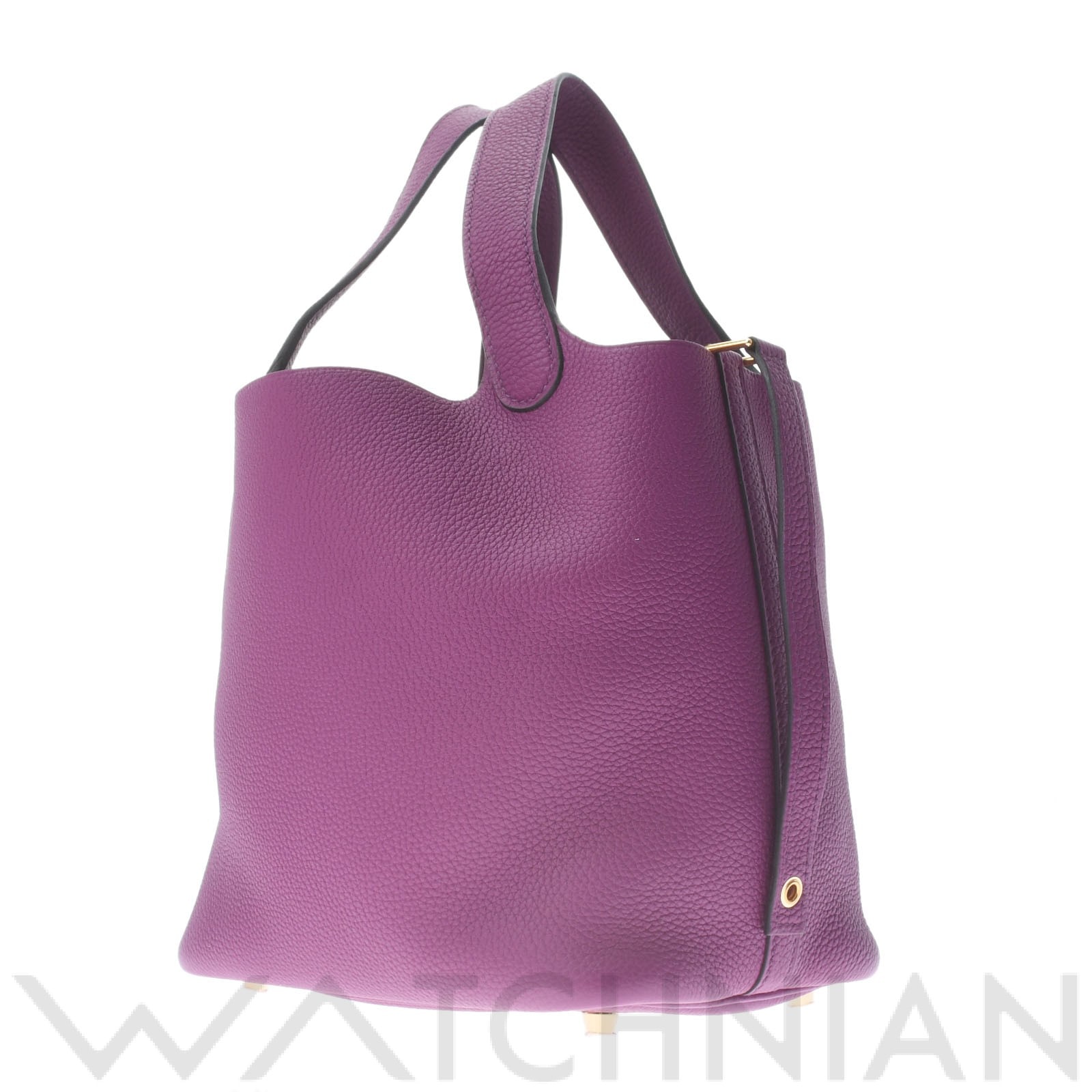 ピコタン ロック PM アネモネ/ゴールド金具 トリヨンモーリス HERMES エルメス レディース 【中古】