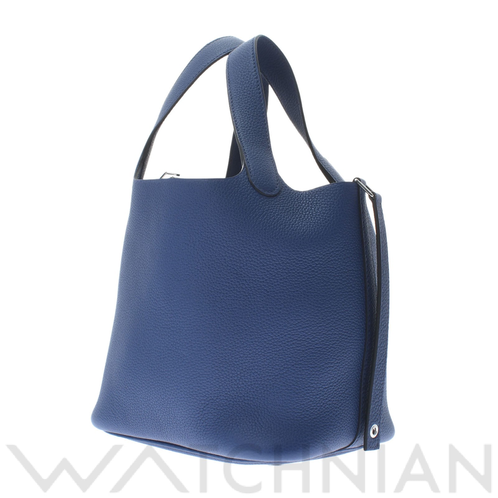 エルメス / HERMES ピコタン ロック PM ブルーアンクル/パラジウム金具 トリヨンモーリス レディース バッグ 【未使用】【bag】