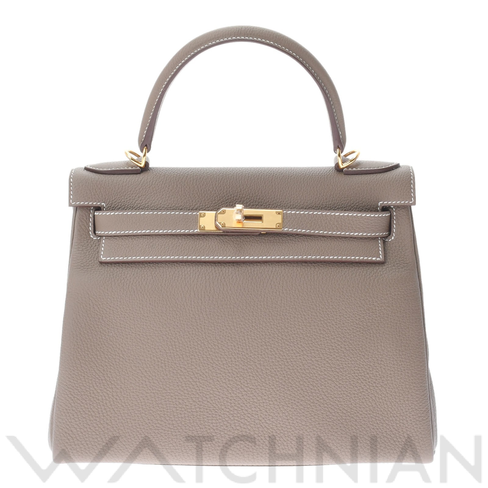 ケリー 28 内縫い 2WAY エトゥープ/ゴールド金具 トゴ HERMES エルメス レディース 【新品】