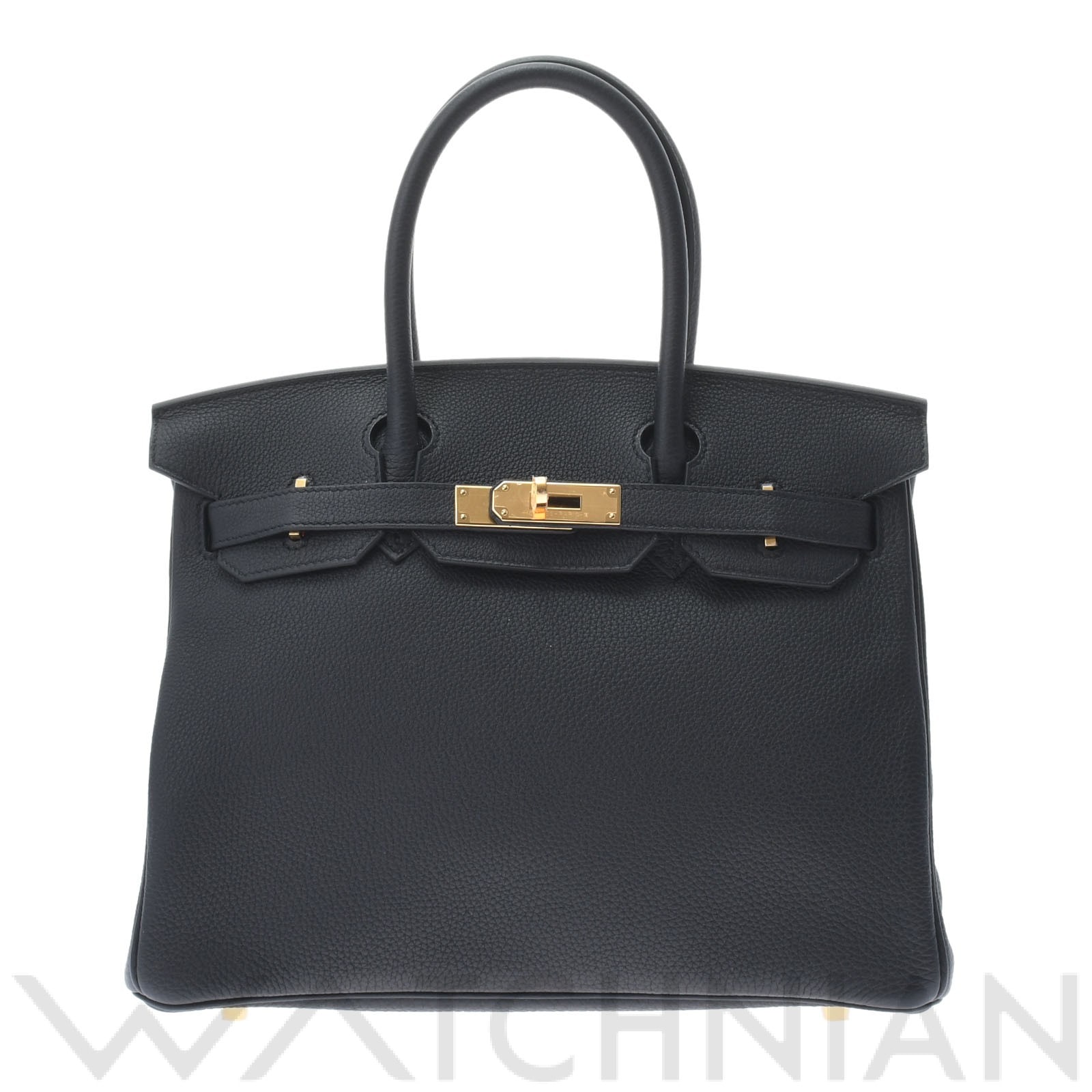 バーキン 30 ブラック/ゴールド金具 トゴ HERMES エルメス レディース 【新品】