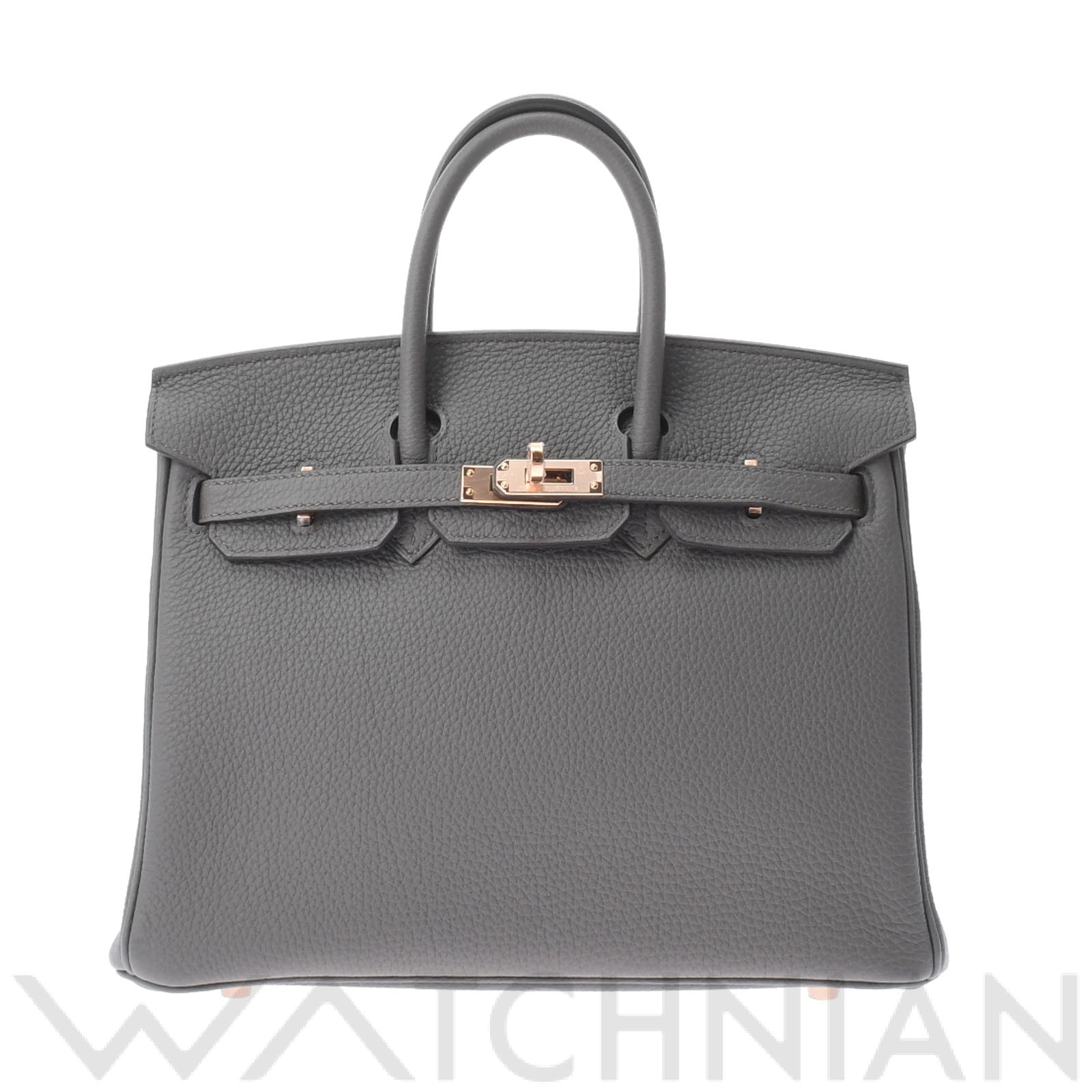 バーキン 25 エタン/ローズゴールド金具 トゴ HERMES エルメス レディース 【新品】